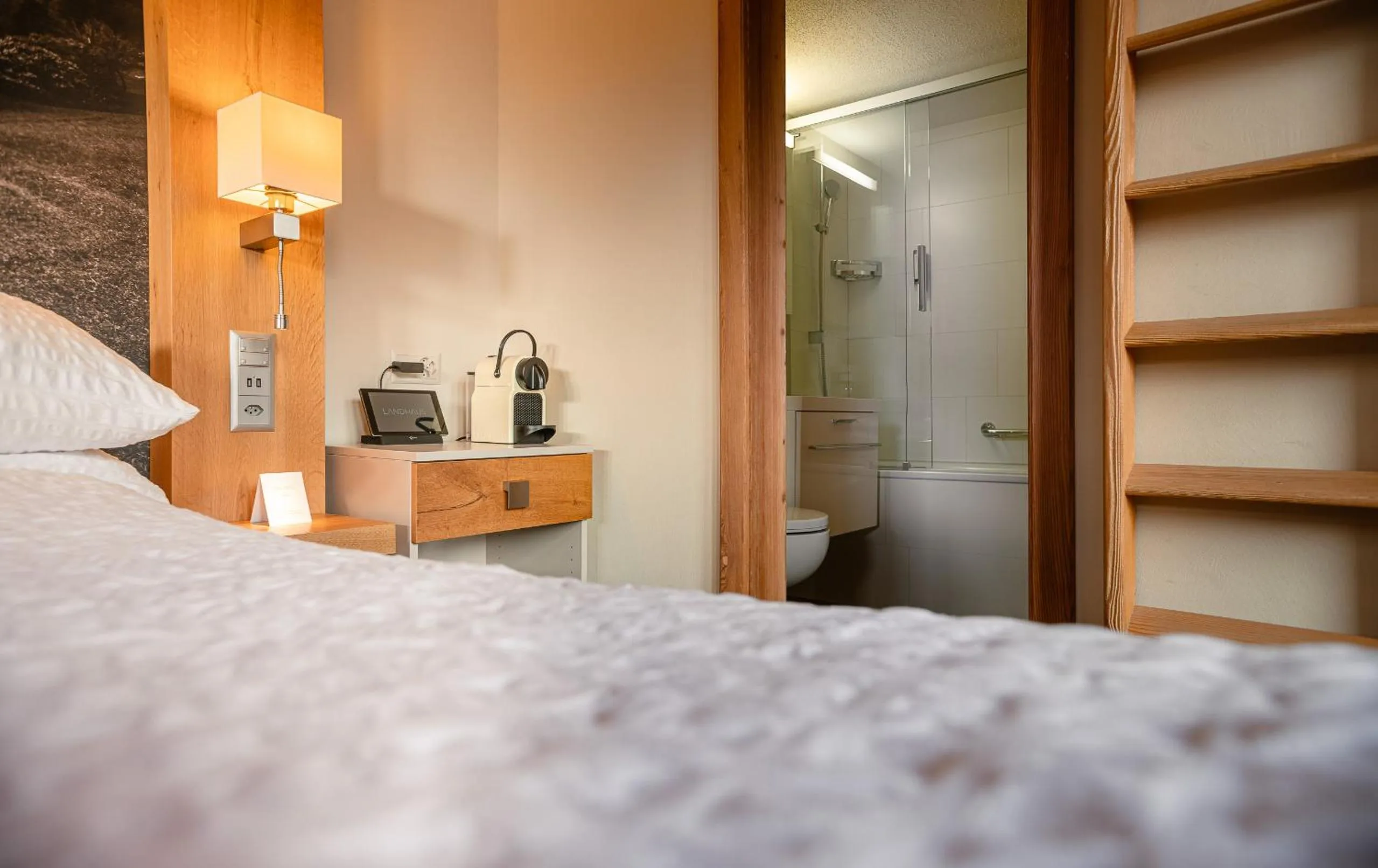 Bed in Hotel Landhaus