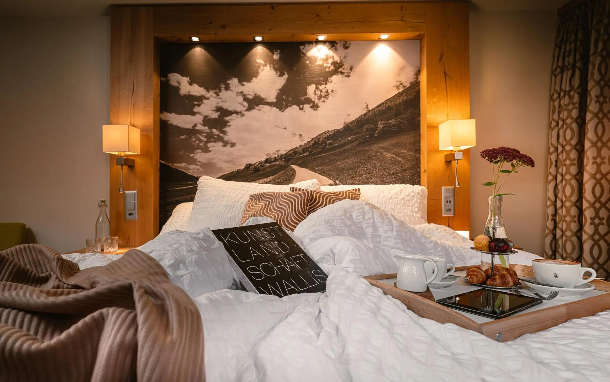 Bed in Hotel Landhaus