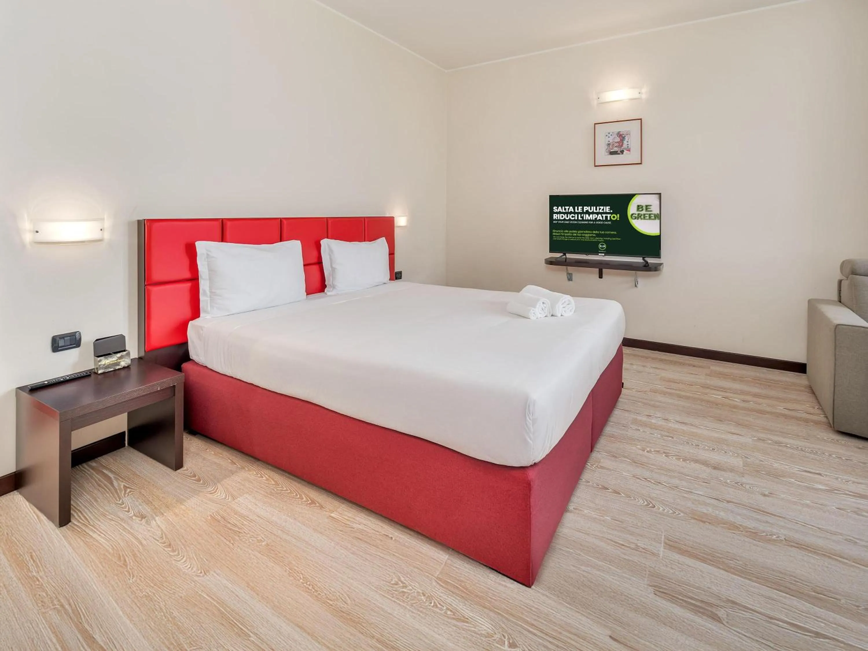 Photo of the whole room, Bed in B&B HOTEL Park Hotel Cassano