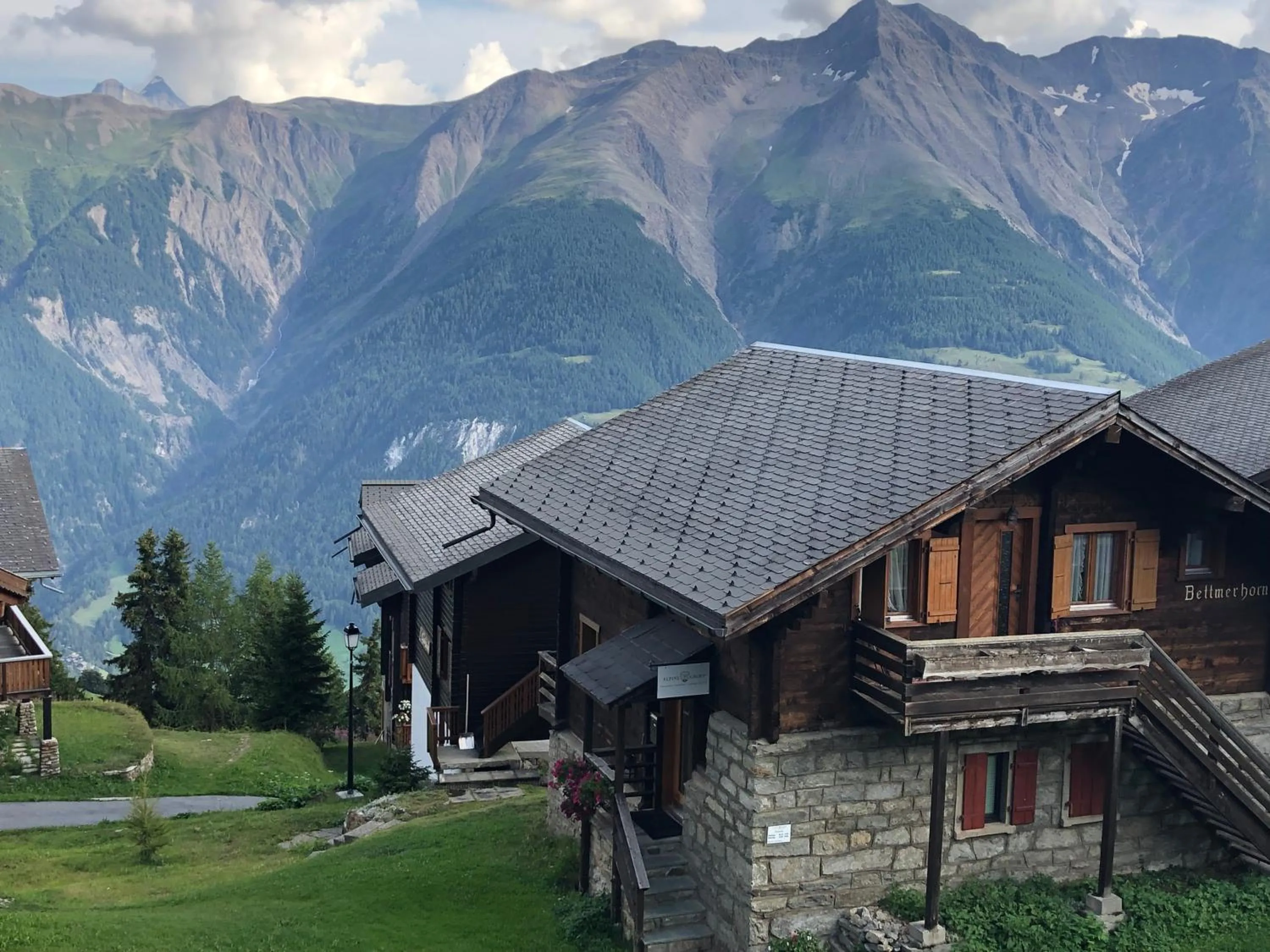 Mountain view in Hotel Le Postillion