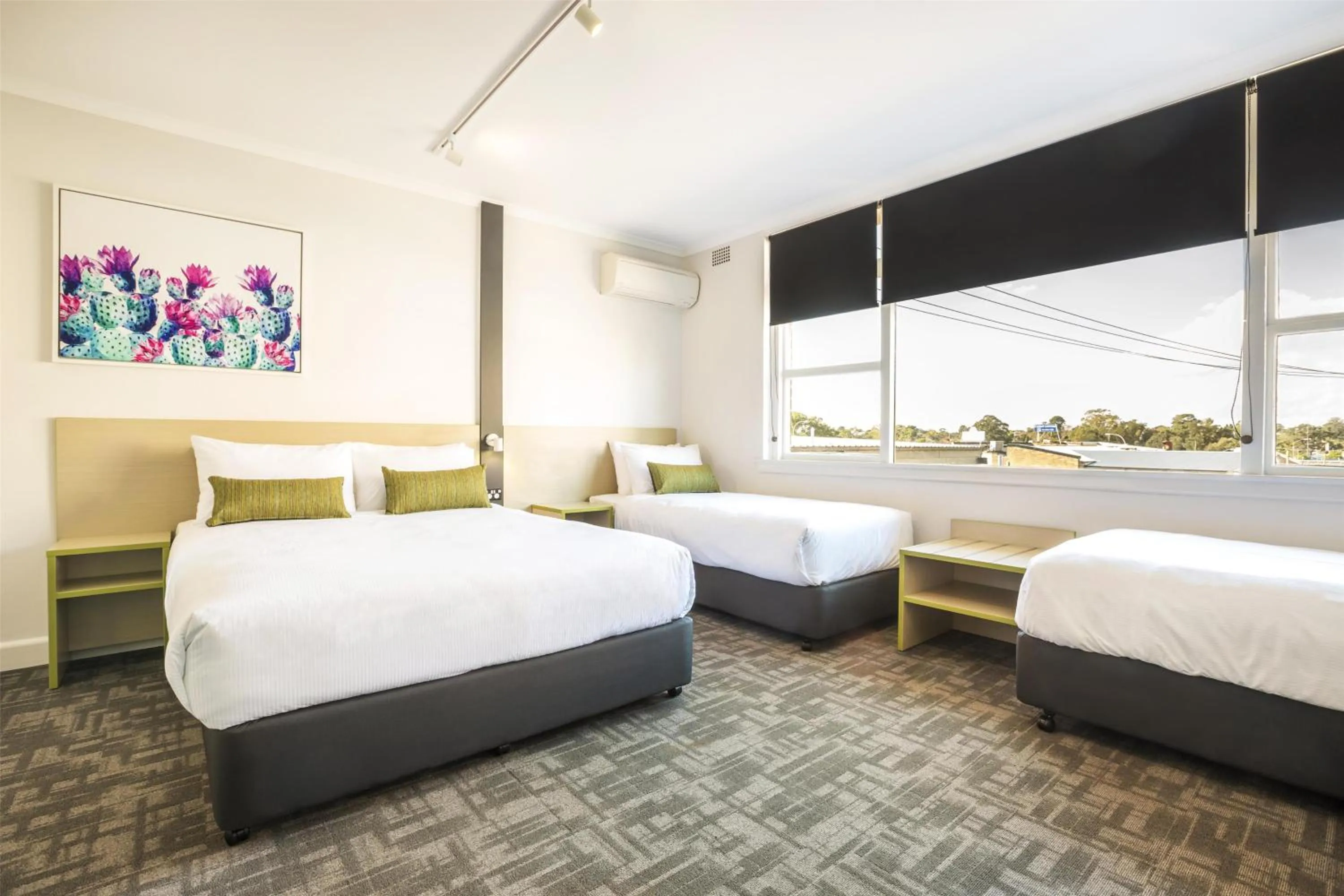 Bedroom, Bed in Nightcap at Hume Hotel