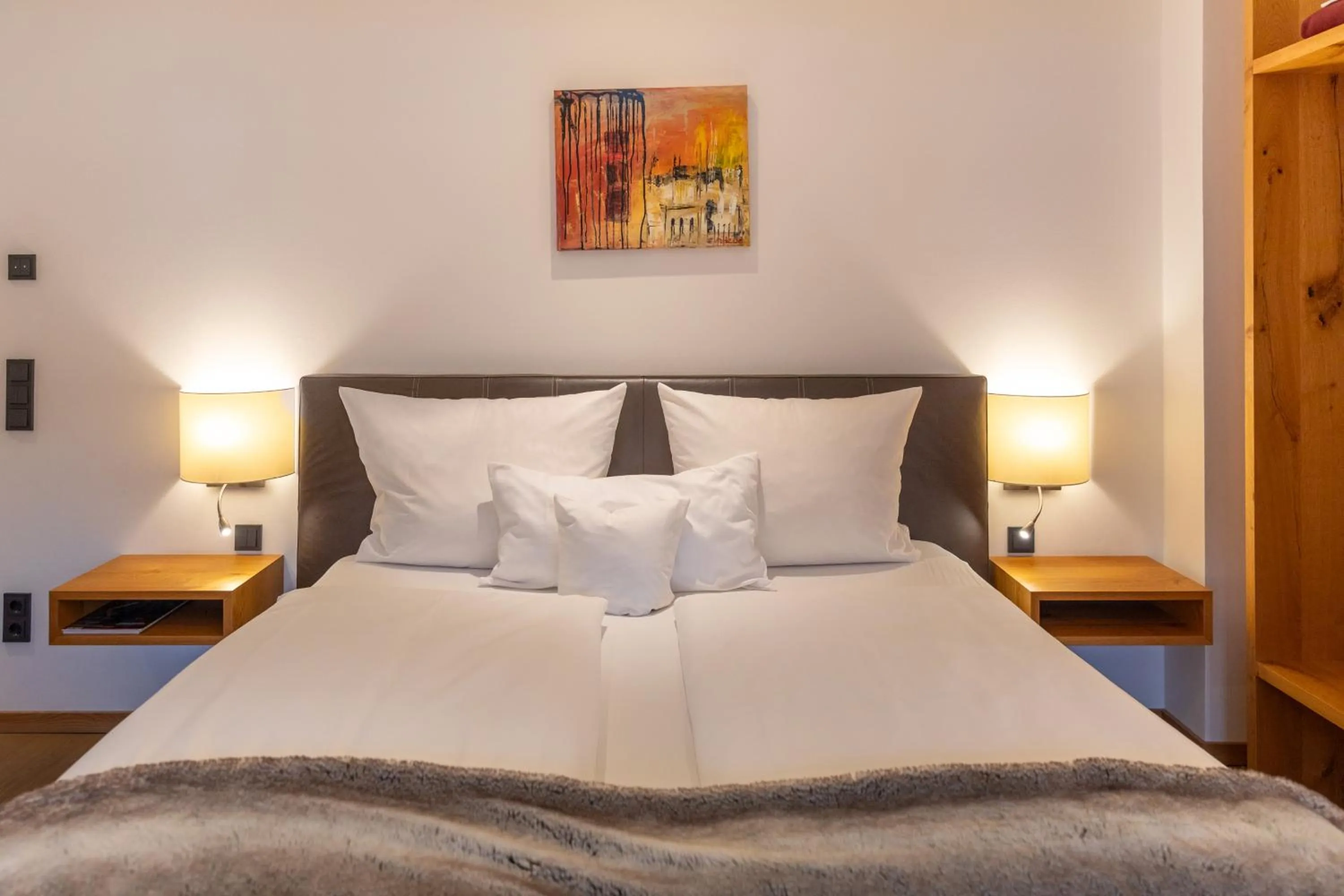 Bed in Hotel Antoniushütte