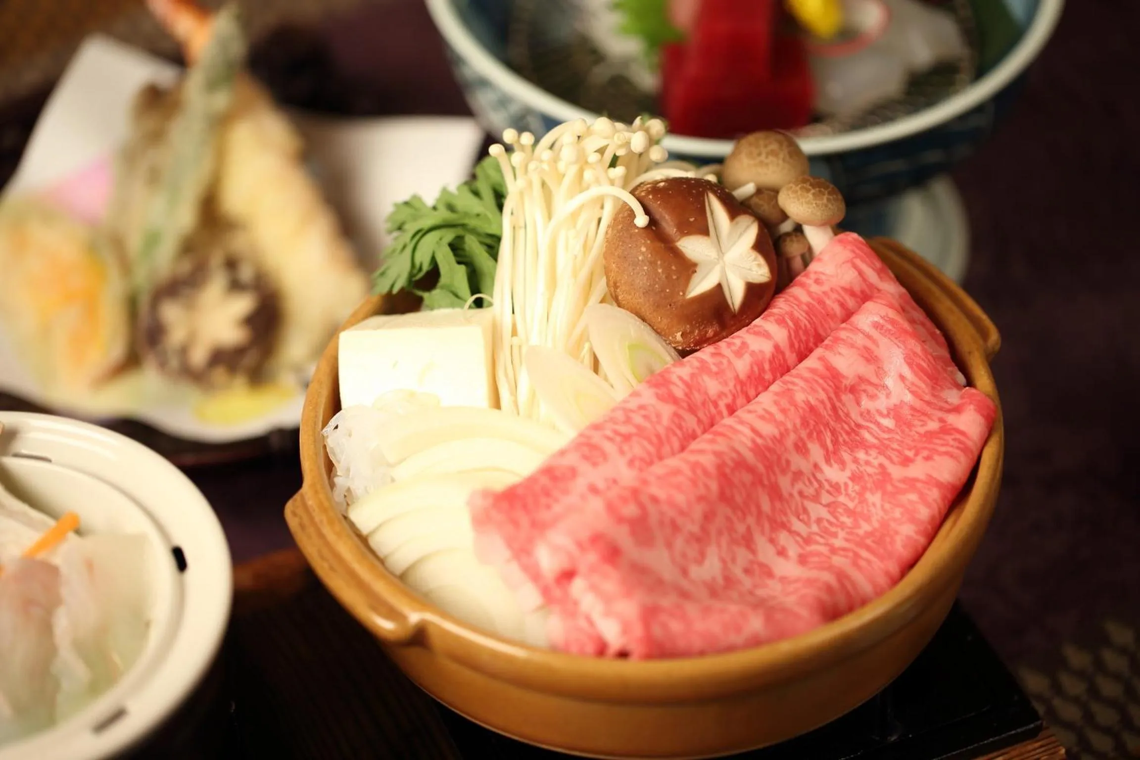 Dinner in Chigira Jinsentei