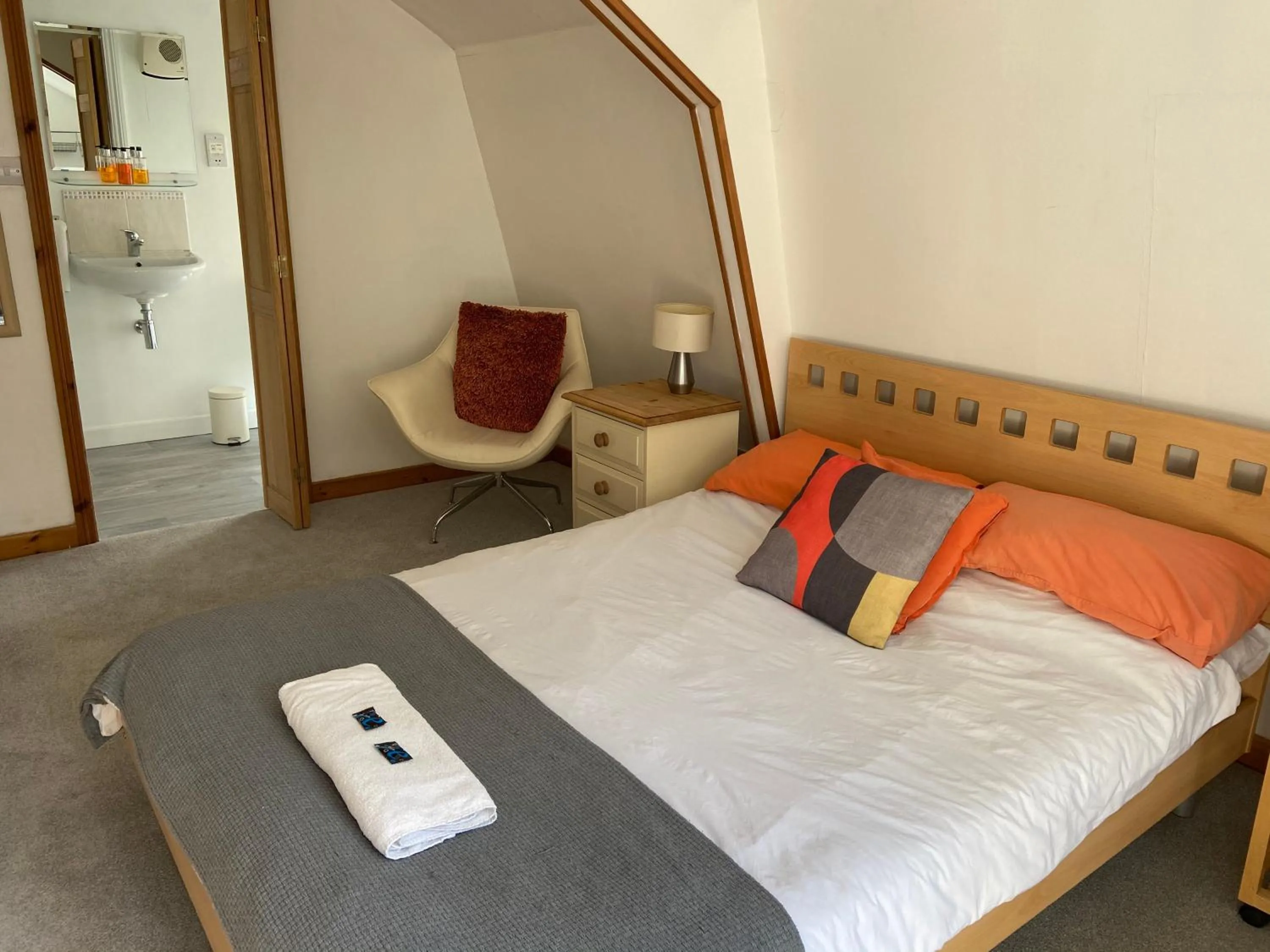 Bed in Woodland Lodge