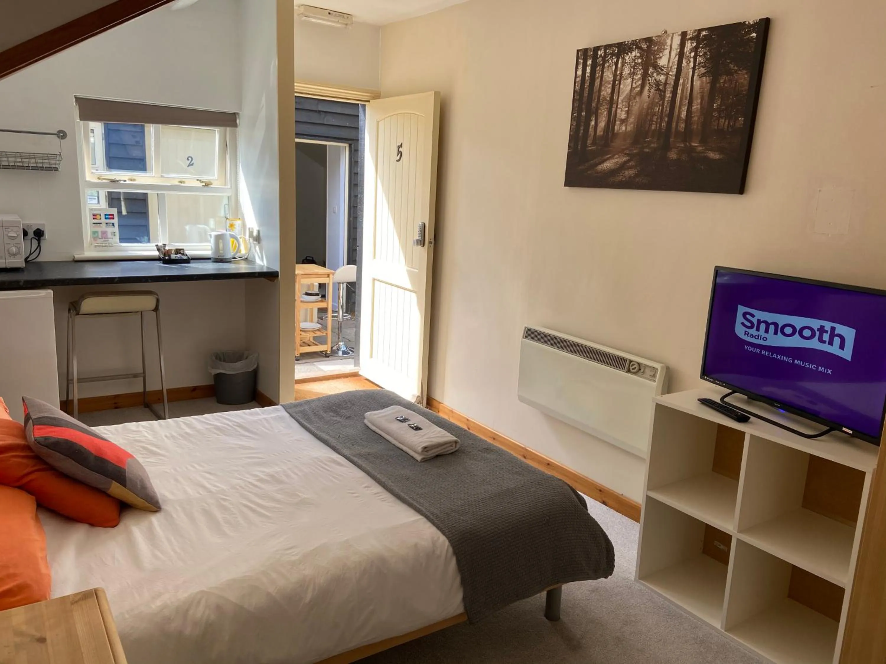 Bed in Woodland Lodge