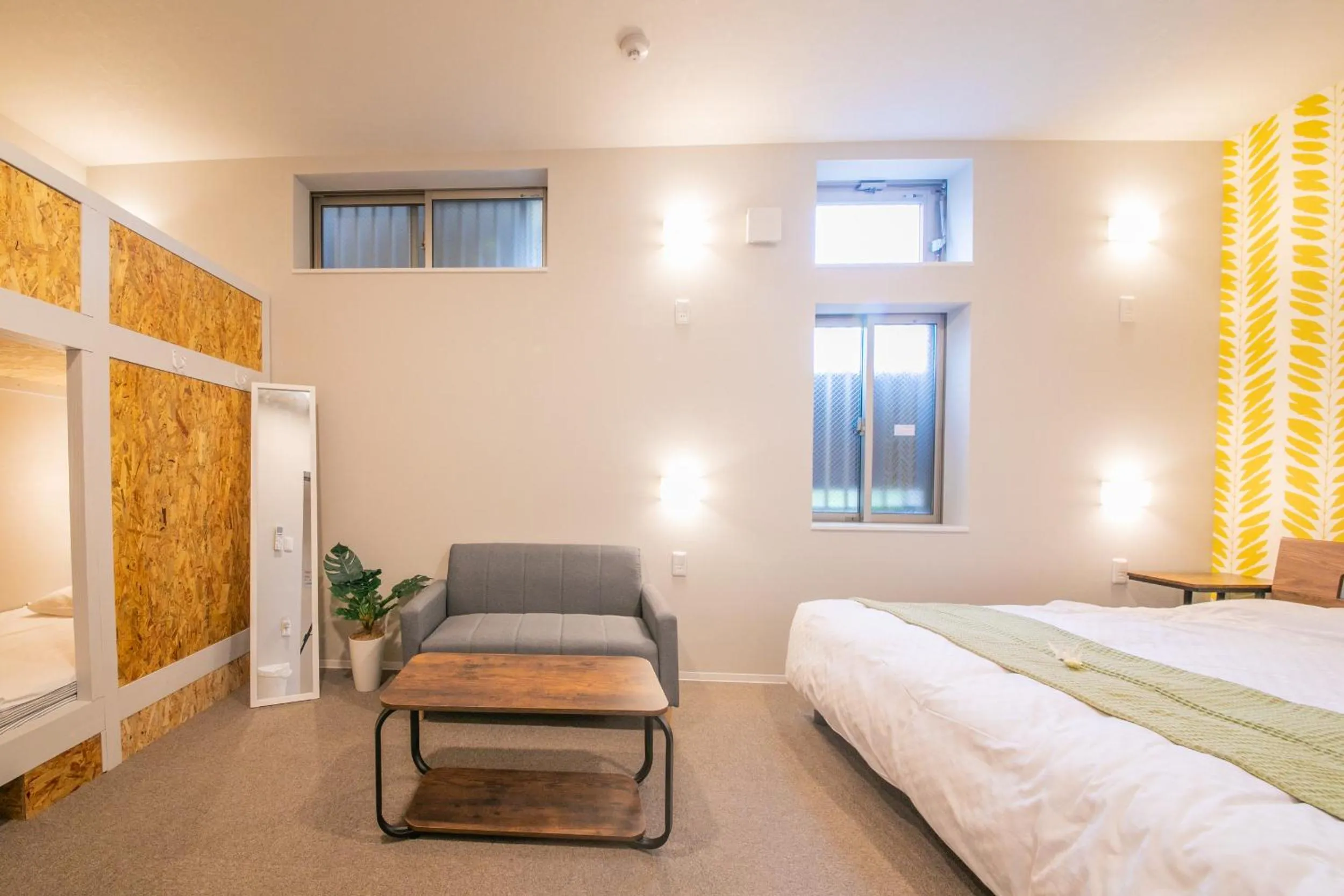 Bed in KIZUNA HOTEL Gojo Kiyomizu-dera Kamogawa