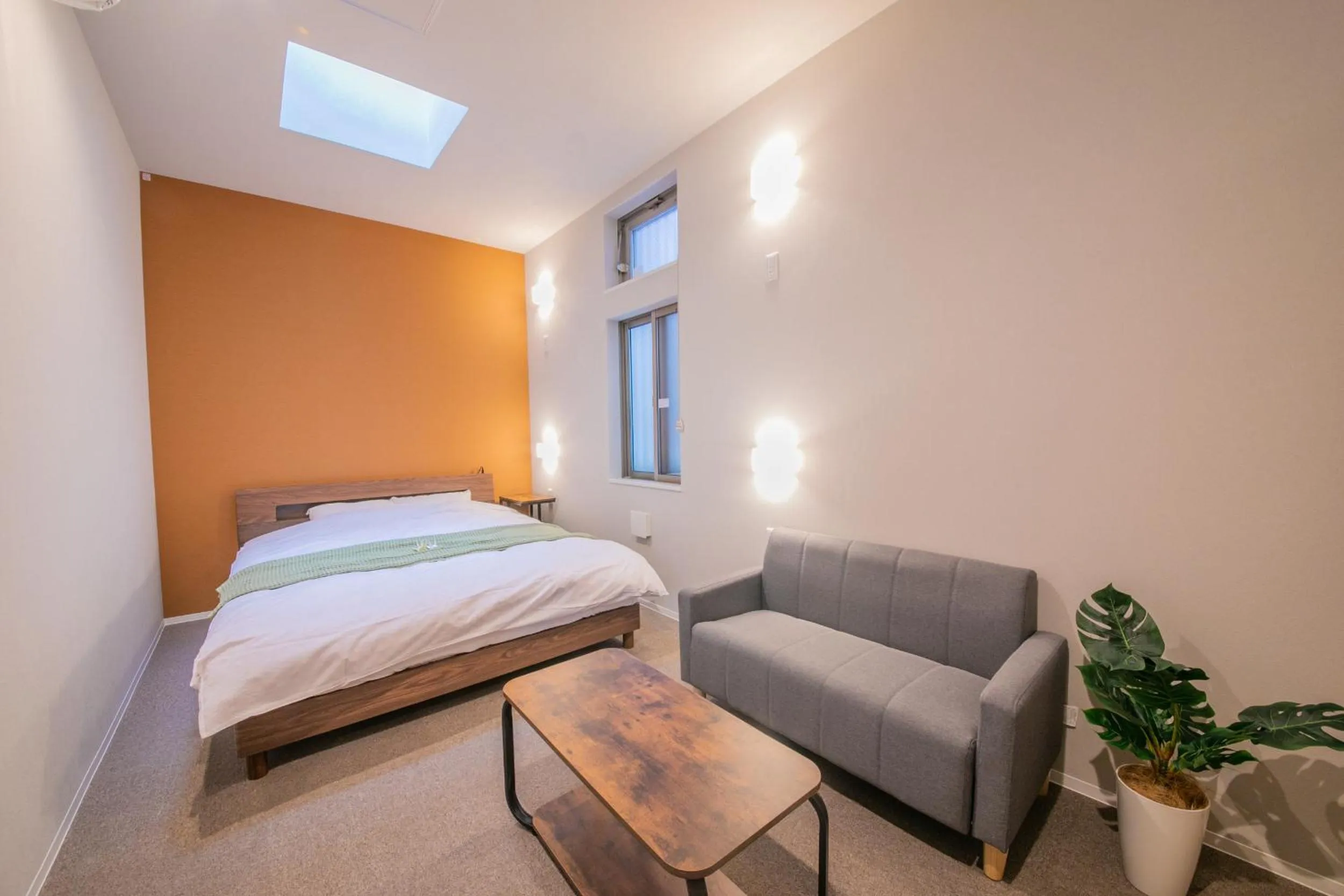 Bed in KIZUNA HOTEL Gojo Kiyomizu-dera Kamogawa