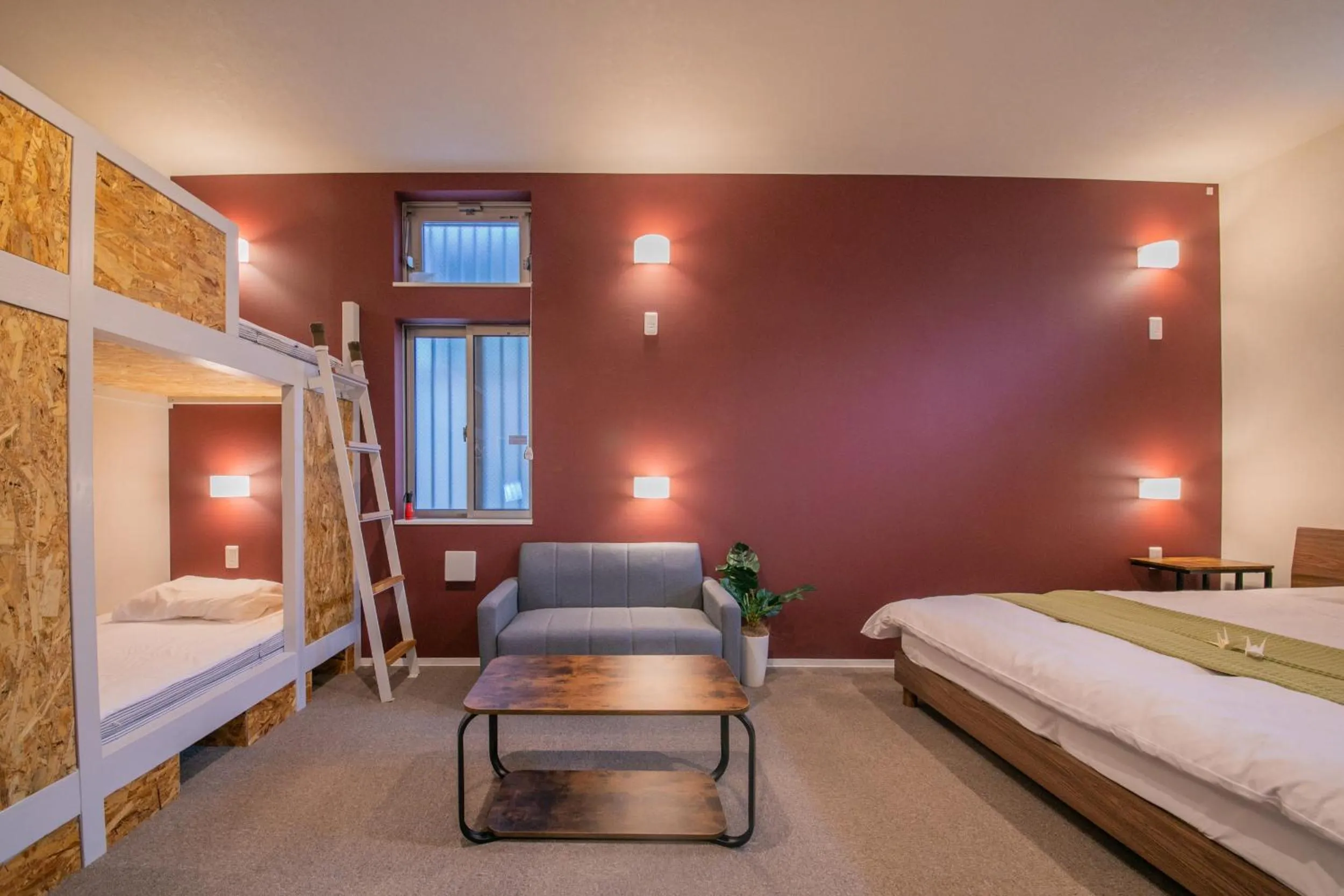 Bed in KIZUNA HOTEL Gojo Kiyomizu-dera Kamogawa