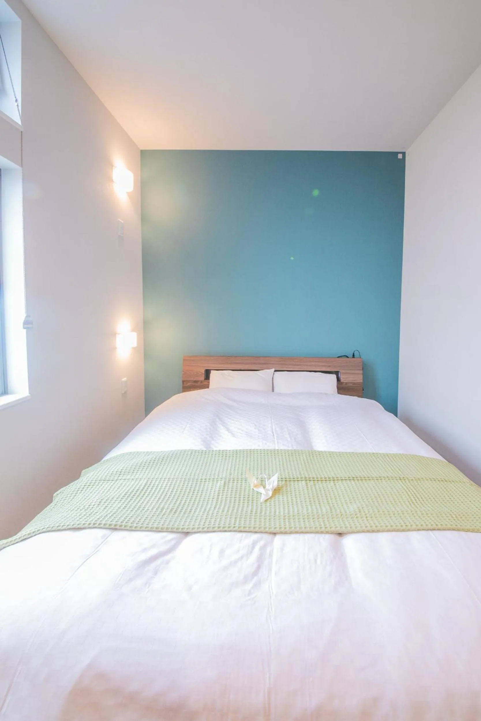 Bed in KIZUNA HOTEL Gojo Kiyomizu-dera Kamogawa