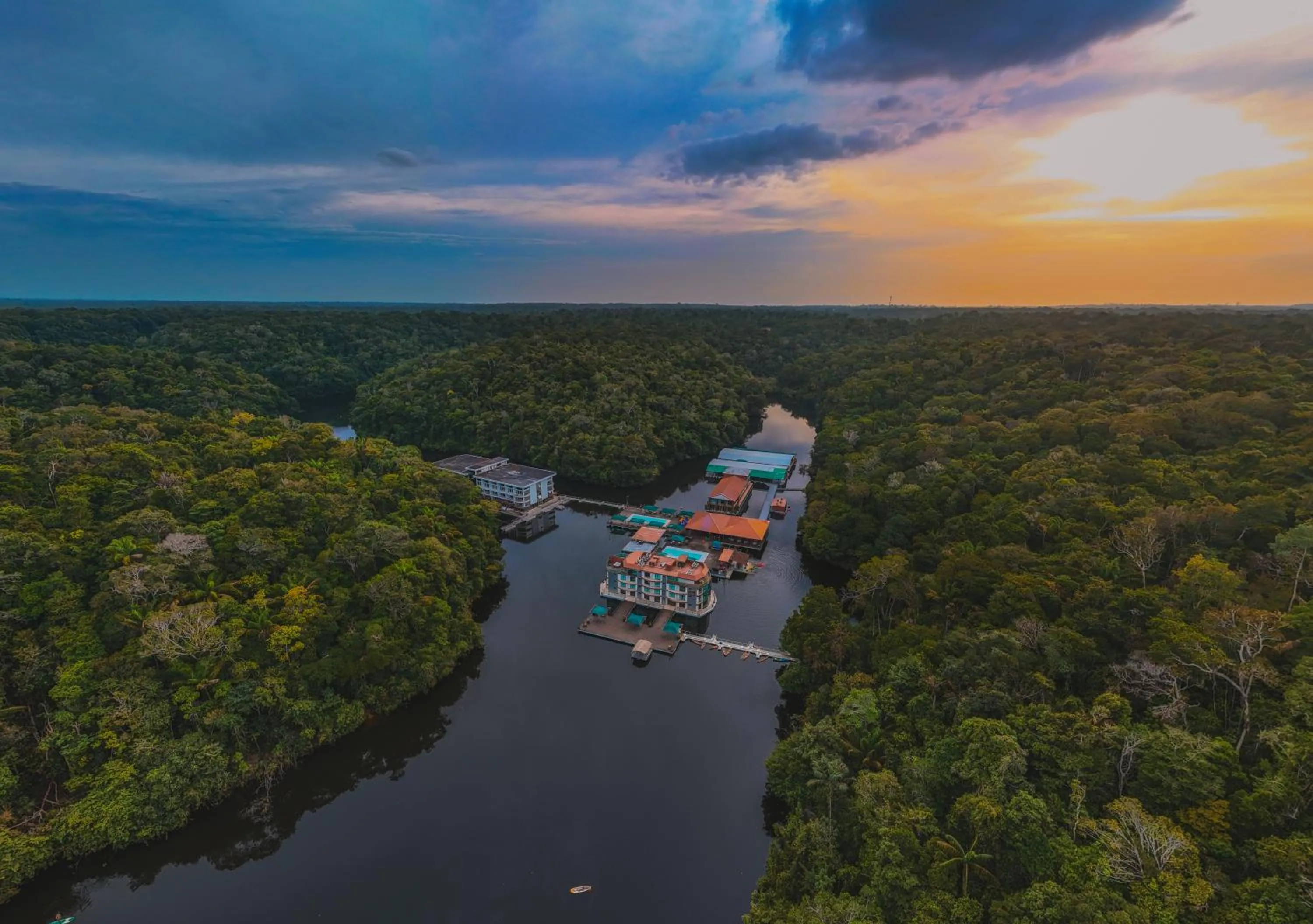 Bird's eye view in Uiara Amazon Resort