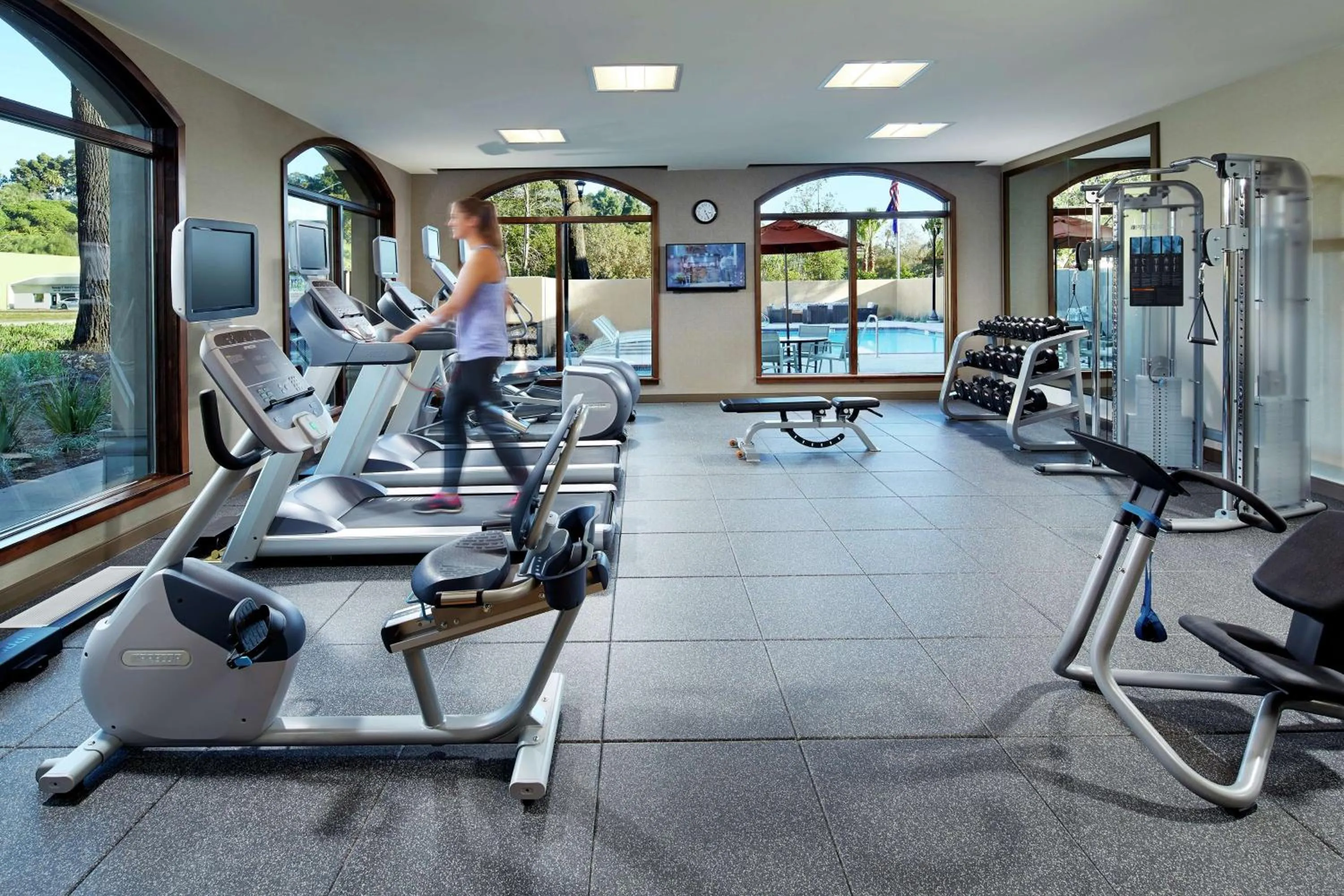 Fitness centre/facilities in Hilton Garden Inn San Diego Old Town/Sea World Area
