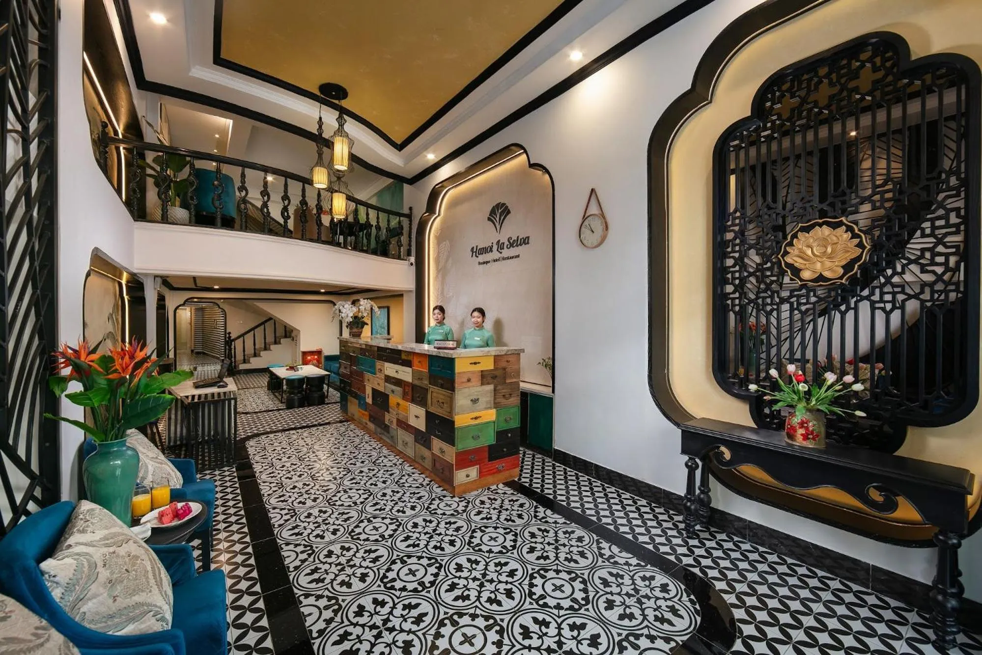 Lobby or reception in Hanoi La Selva Hotel