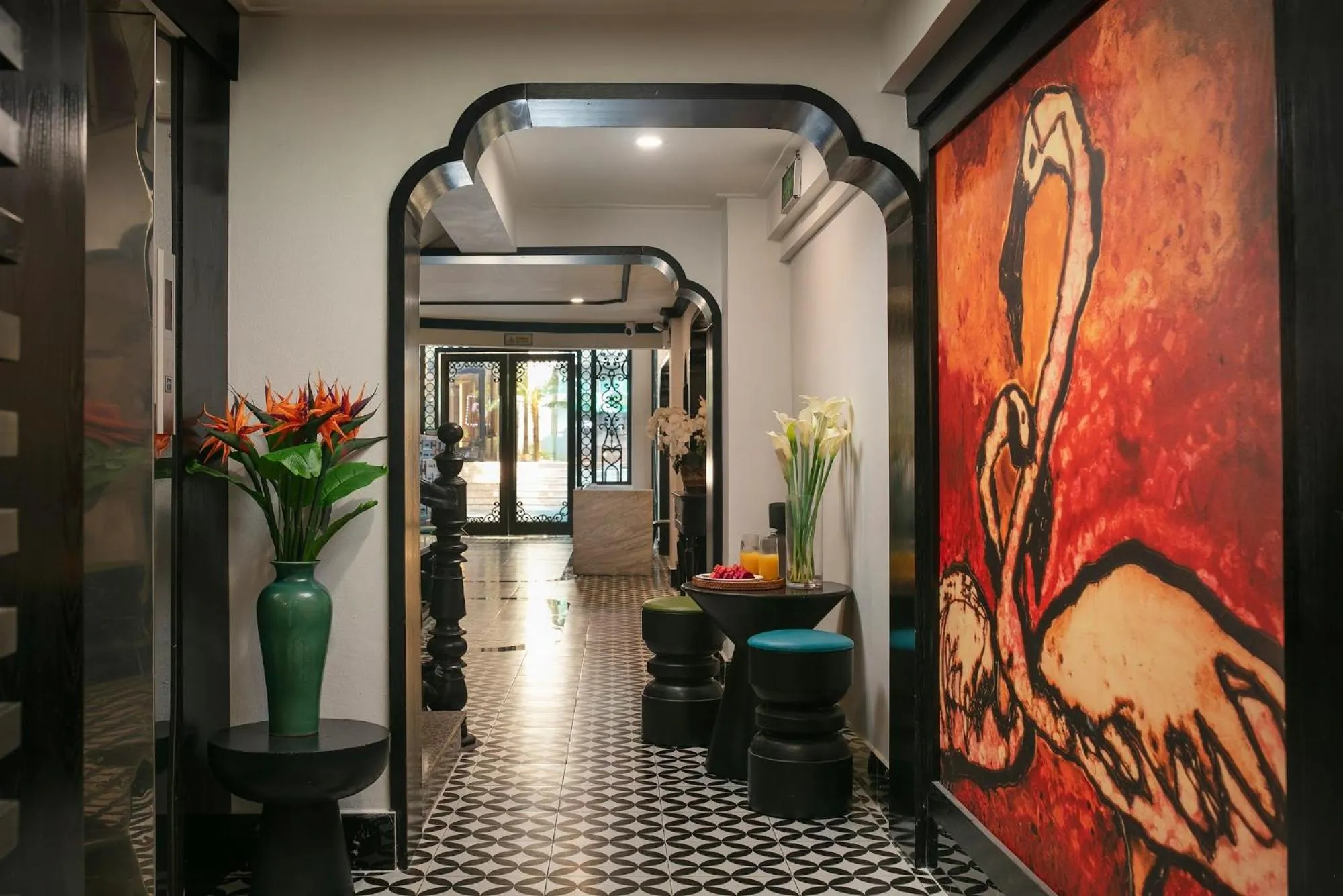 Decorative detail in Hanoi La Selva Hotel