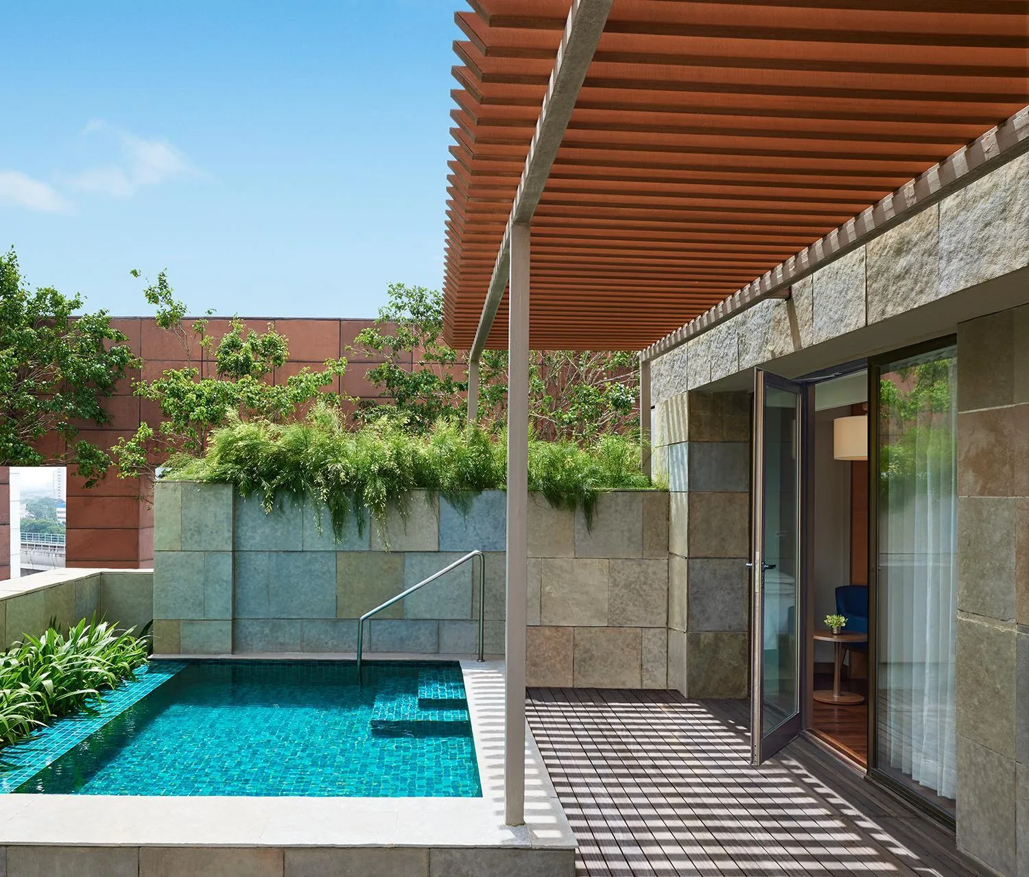 Patio in Taj City Centre New Town, Kolkata