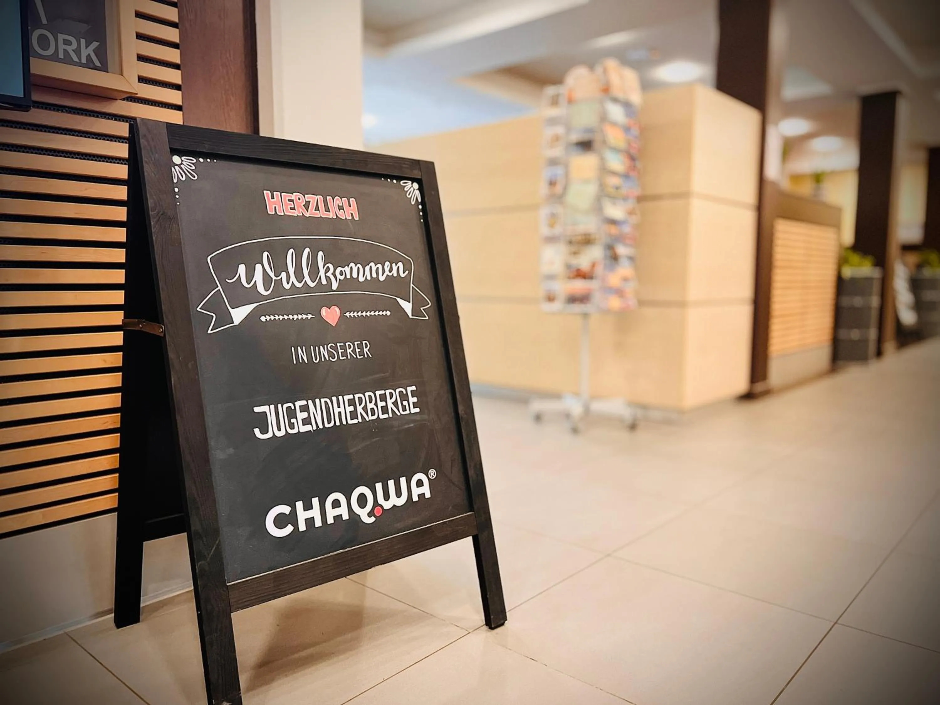 Lobby or reception in Jugendherberge City-Hostel Köln-Riehl