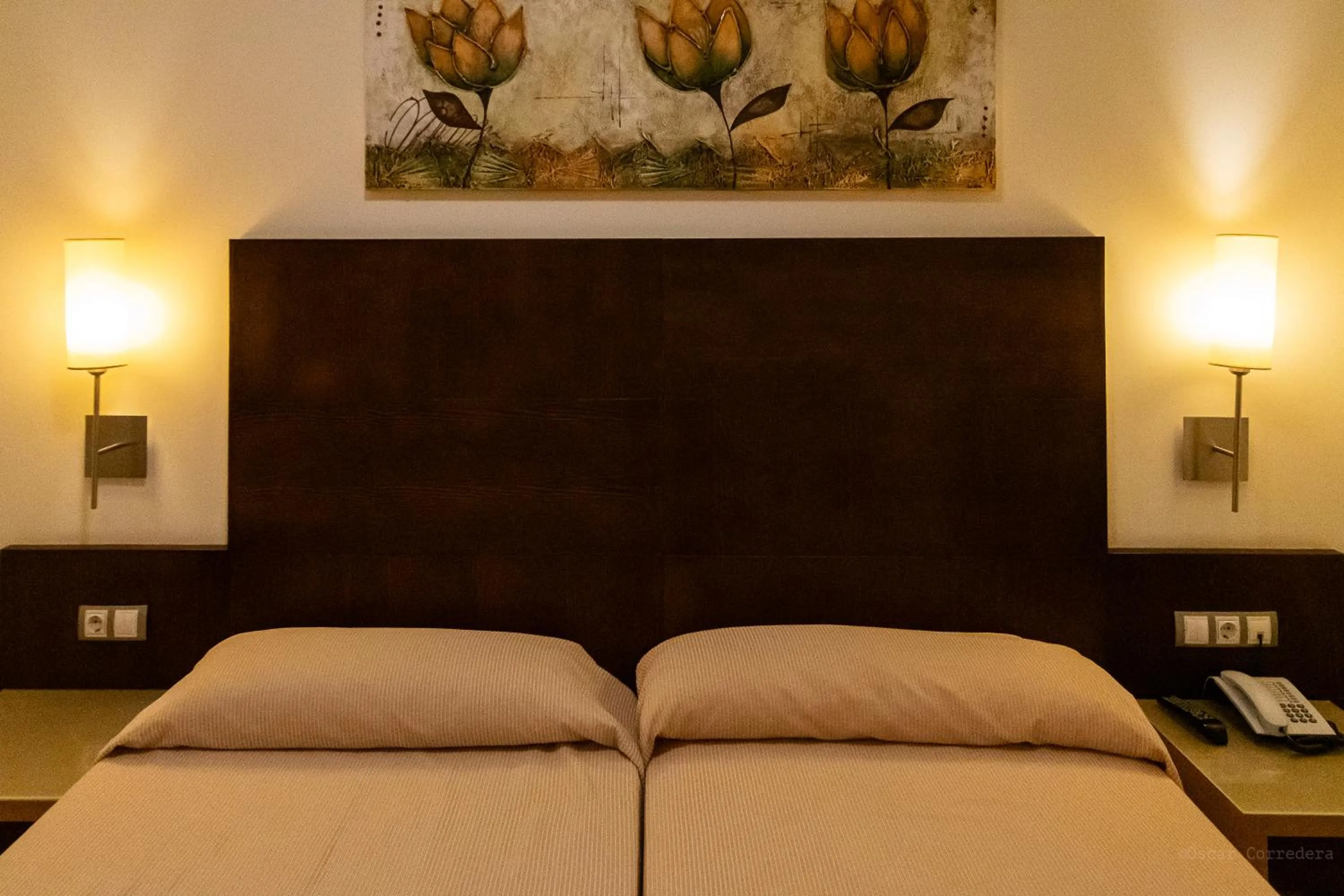Bed in Hotel Macami