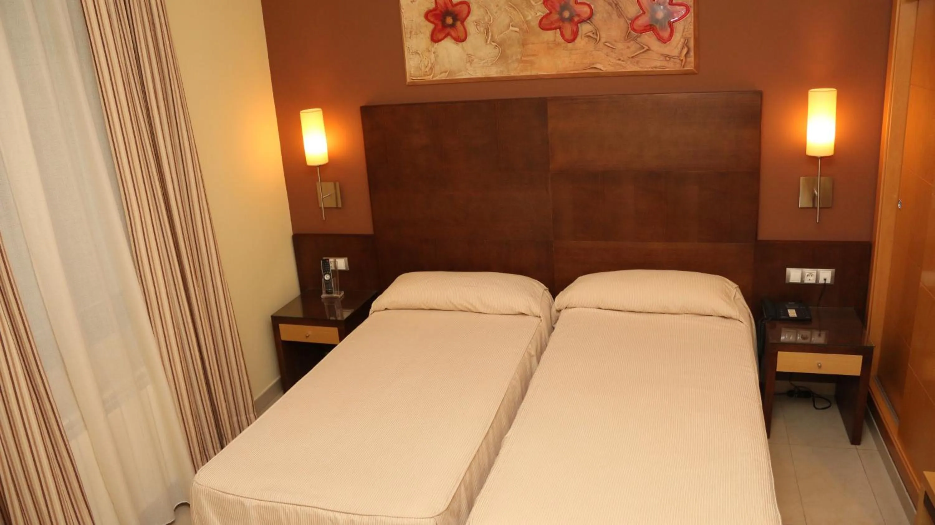 Bed in Hotel Macami