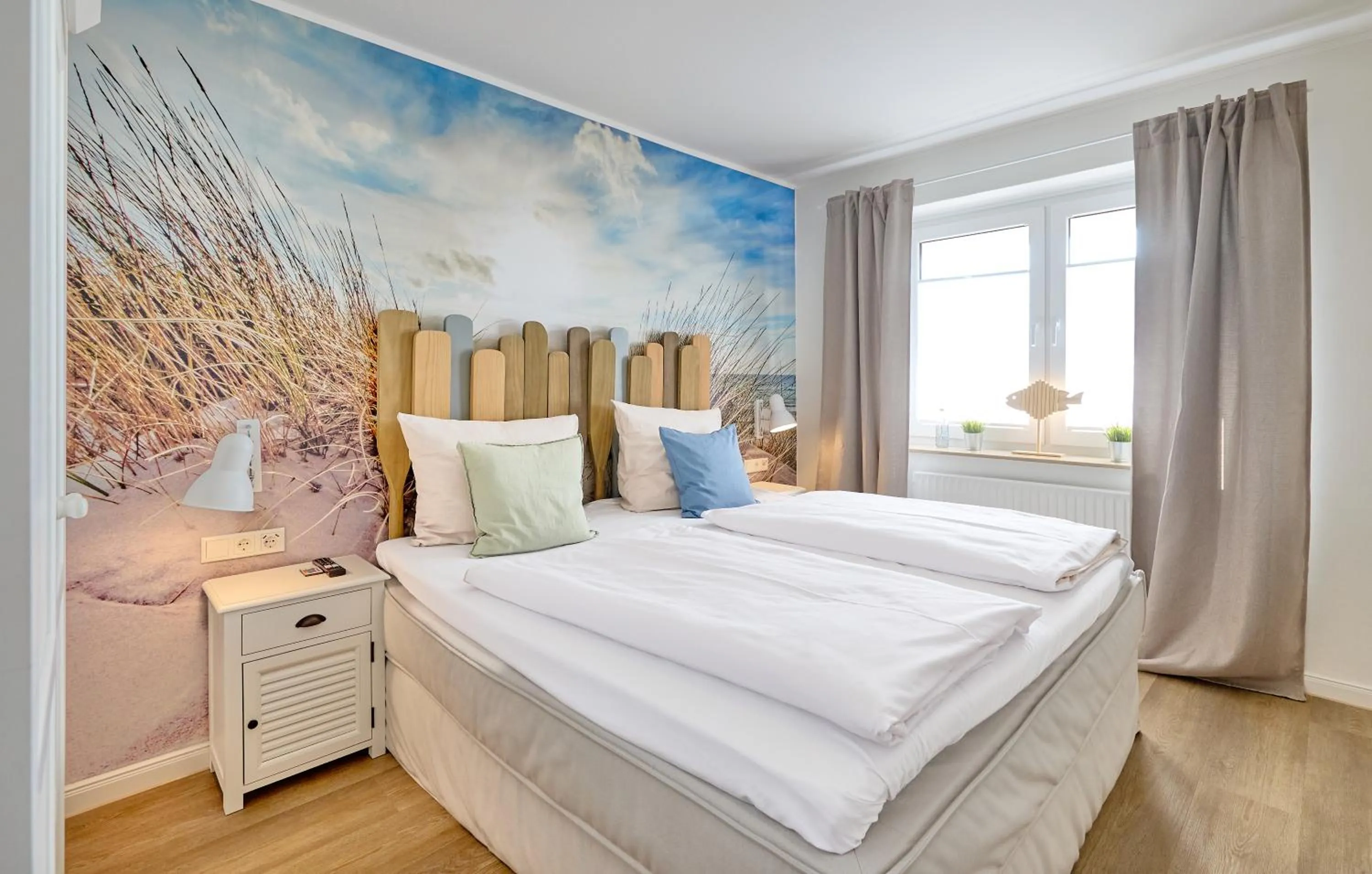 Bed in Hotel Deichgraf