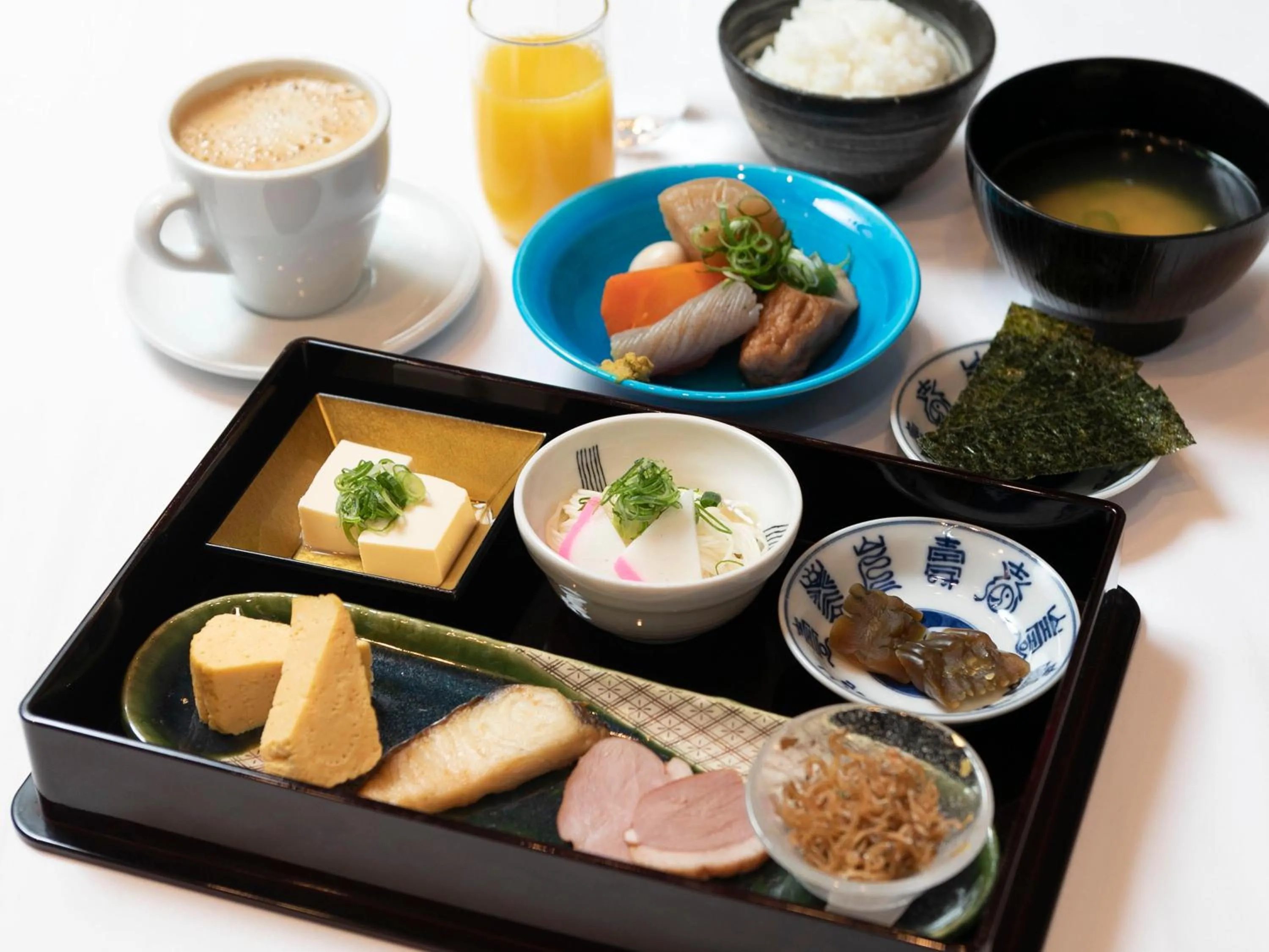 Asian breakfast in APA Hotel Kyoto Ekikita