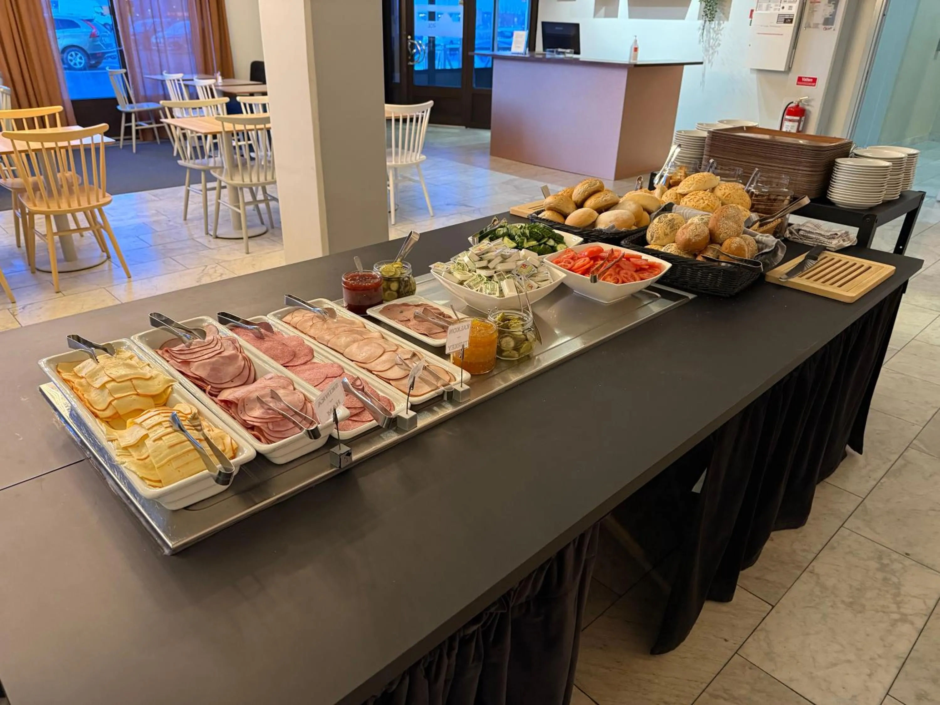 Breakfast in Hotell Fyrislund