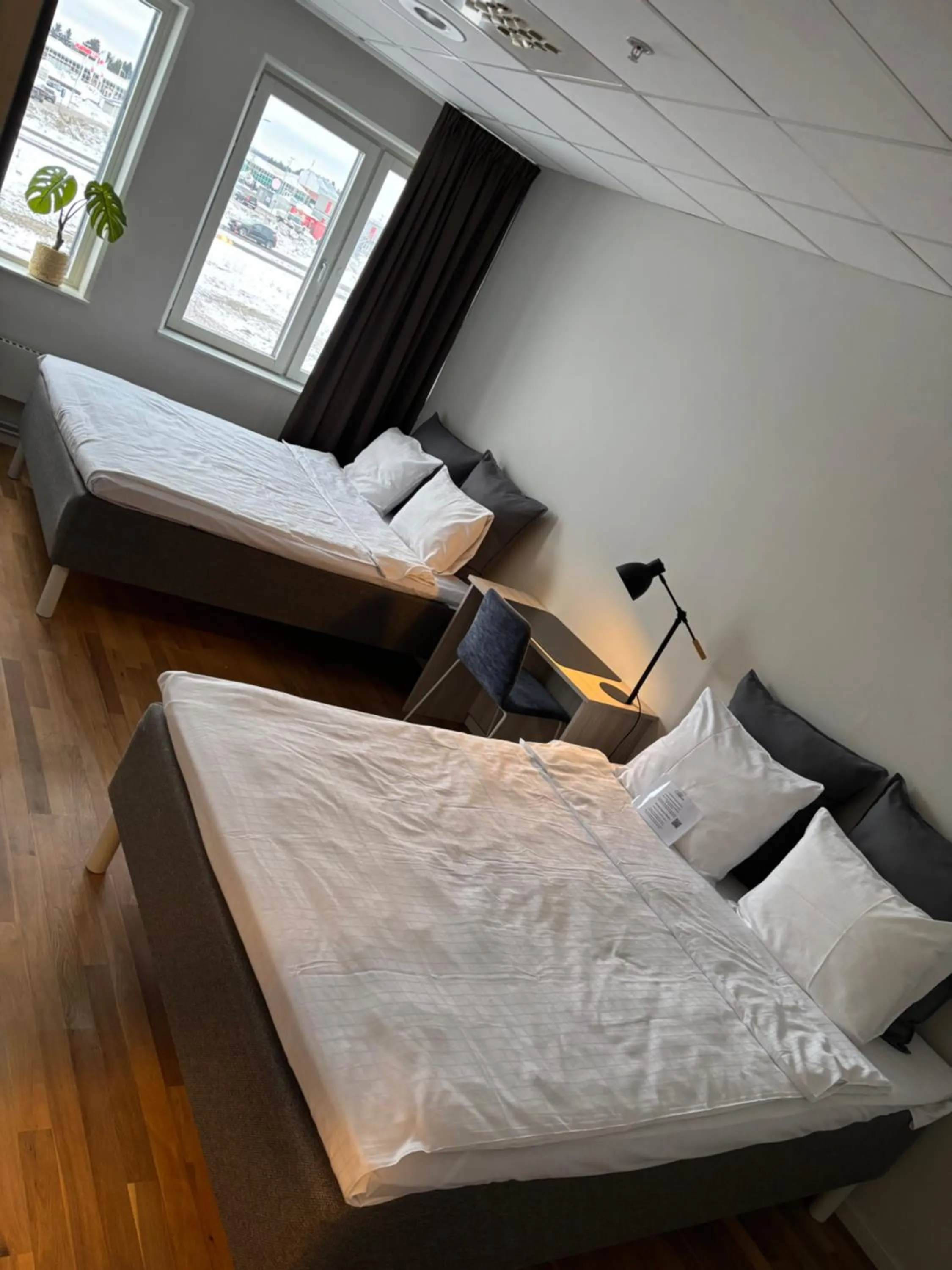 Bed in Hotell Fyrislund