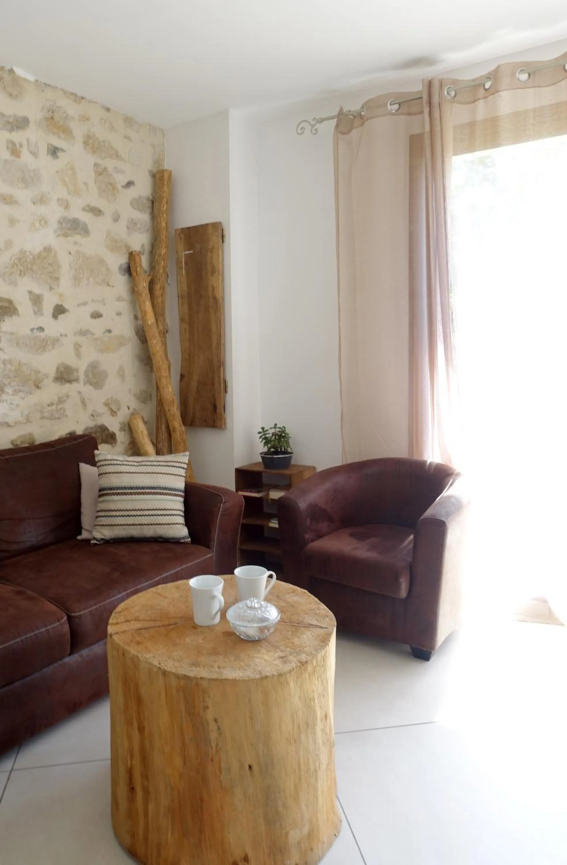 Living room in La ferme de Coron