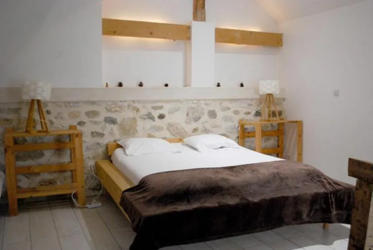 Bedroom, Bed in La ferme de Coron