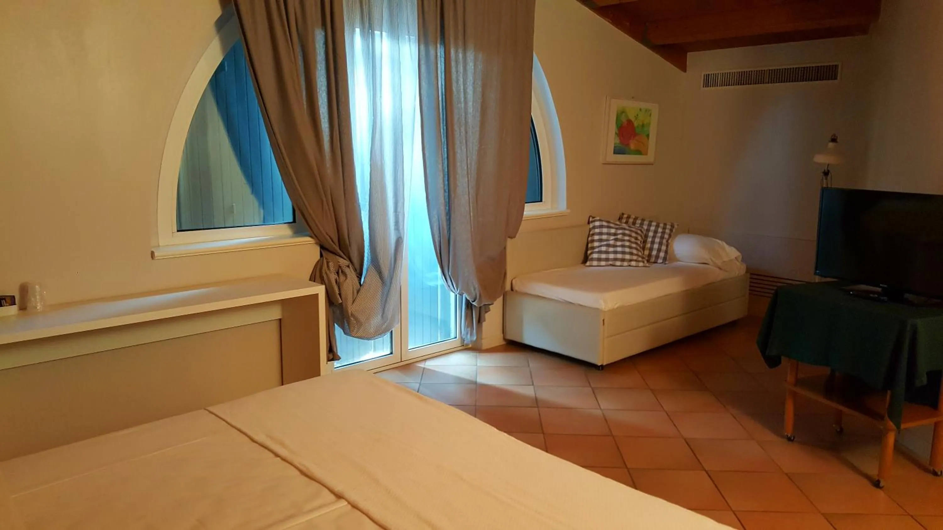 Bed in Hotel Augustus