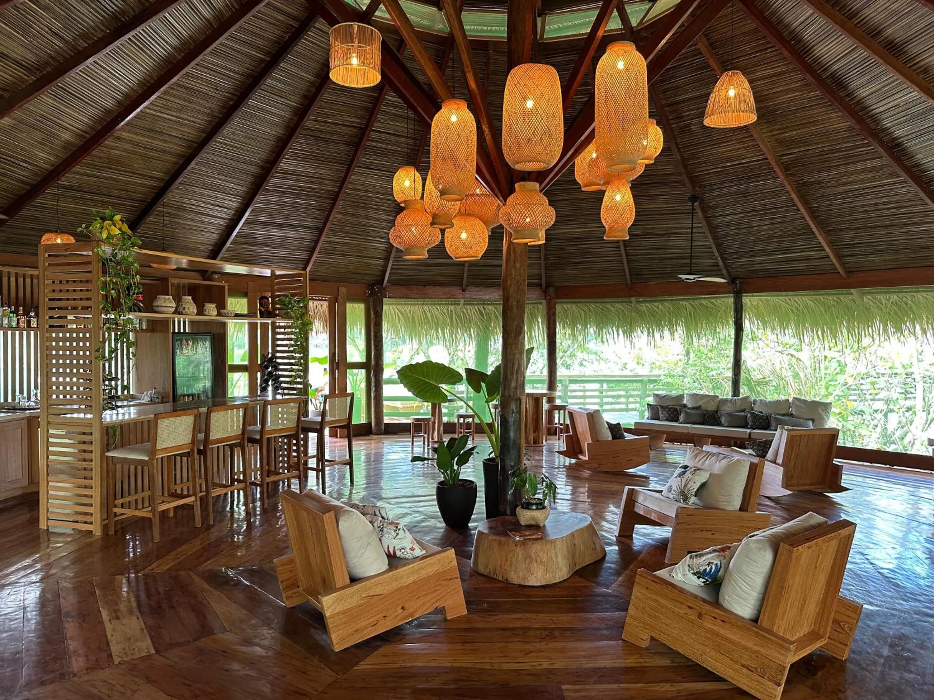 Lobby or reception in Juma Amazon Lodge