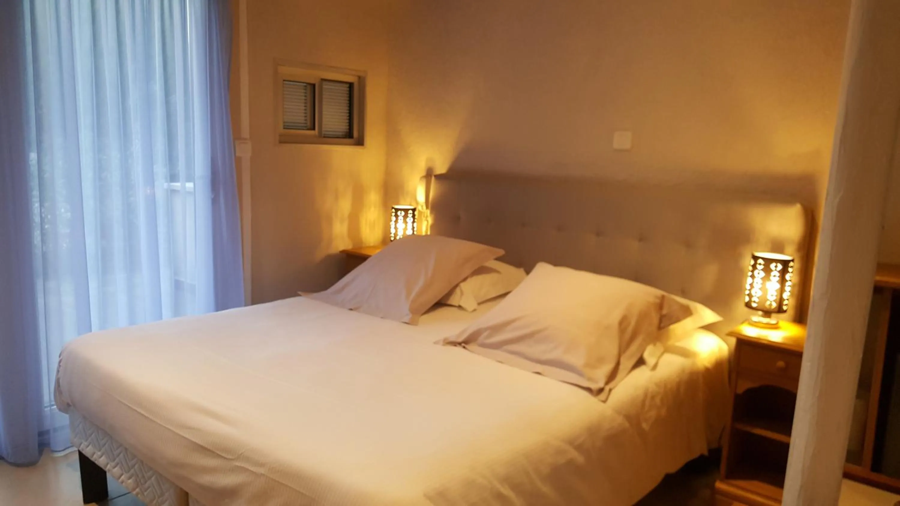 Bedroom, Bed in Logis Hôtel - Restaurant Résidence Les Cèdres