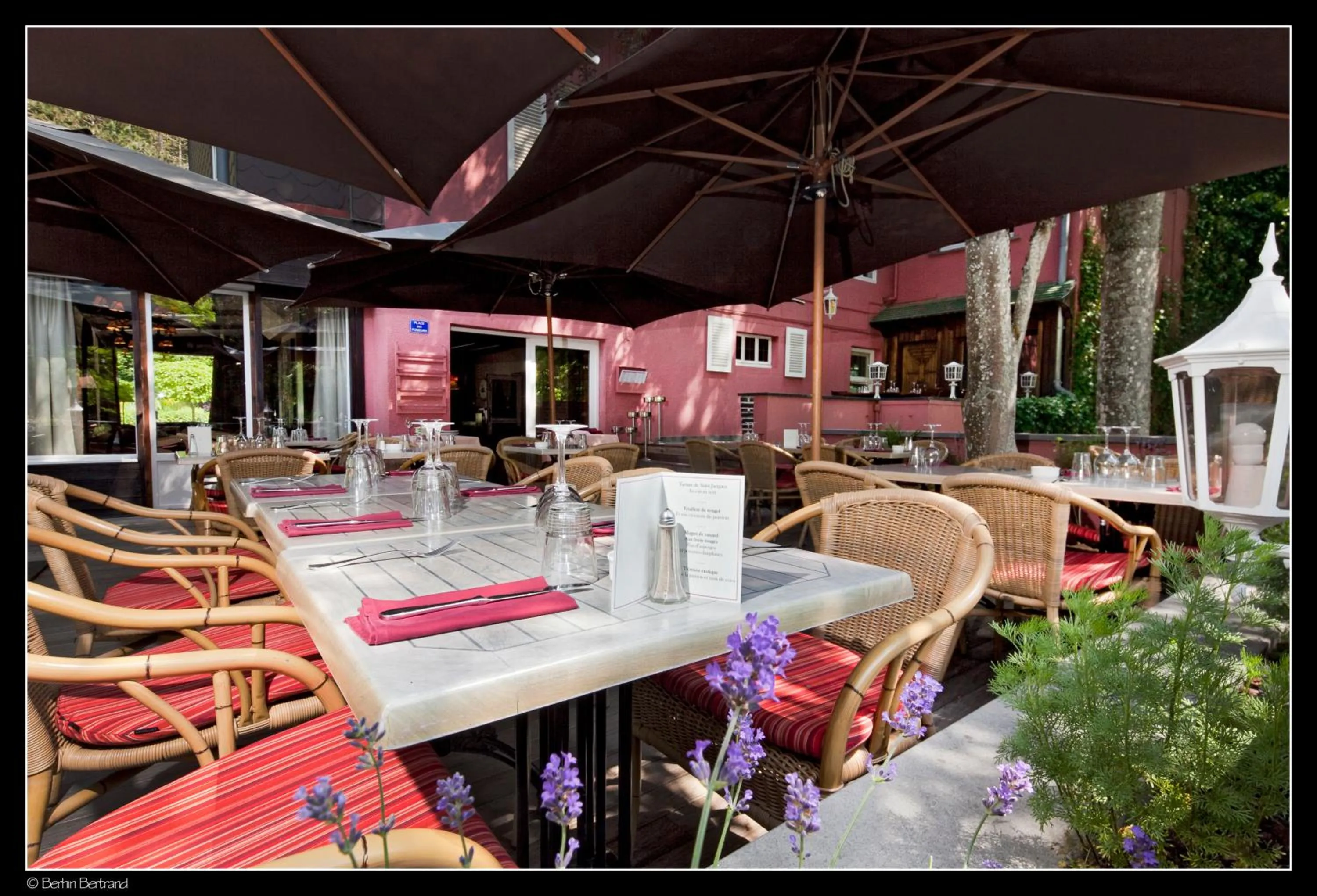 Balcony/Terrace in Auberge De La Gaichel