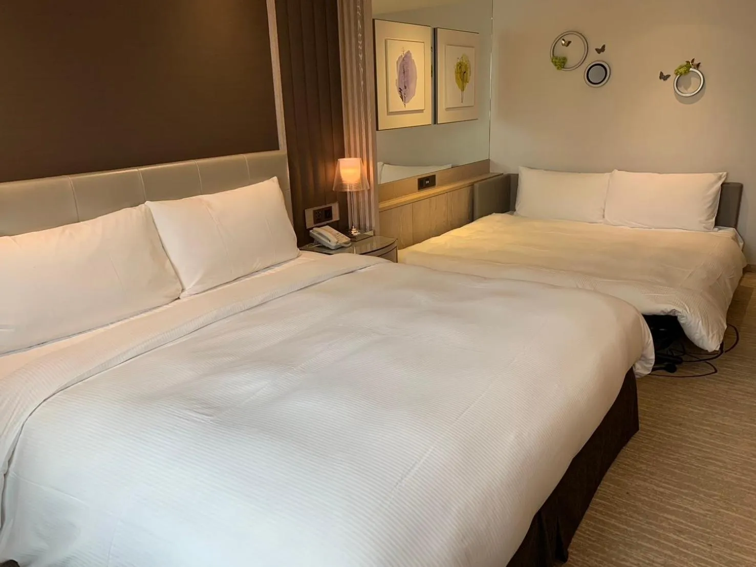 Bed in K Hotel Taipei Chang-An