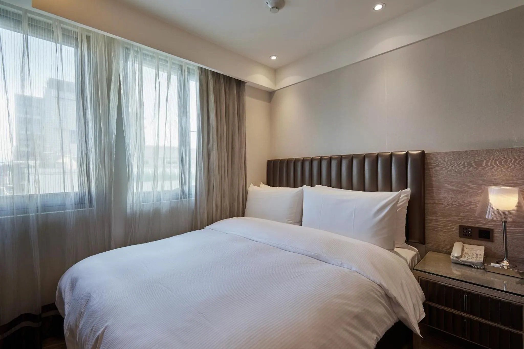 Bed in K Hotel Taipei Chang-An