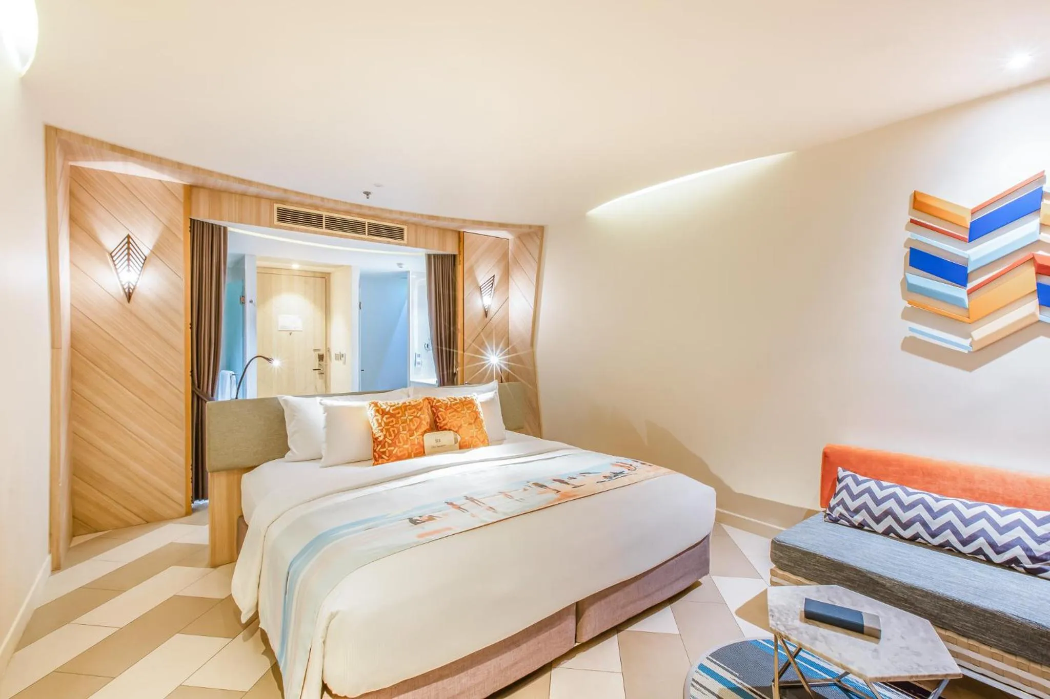 Bed in The SIS Kata Resort - Adult Only