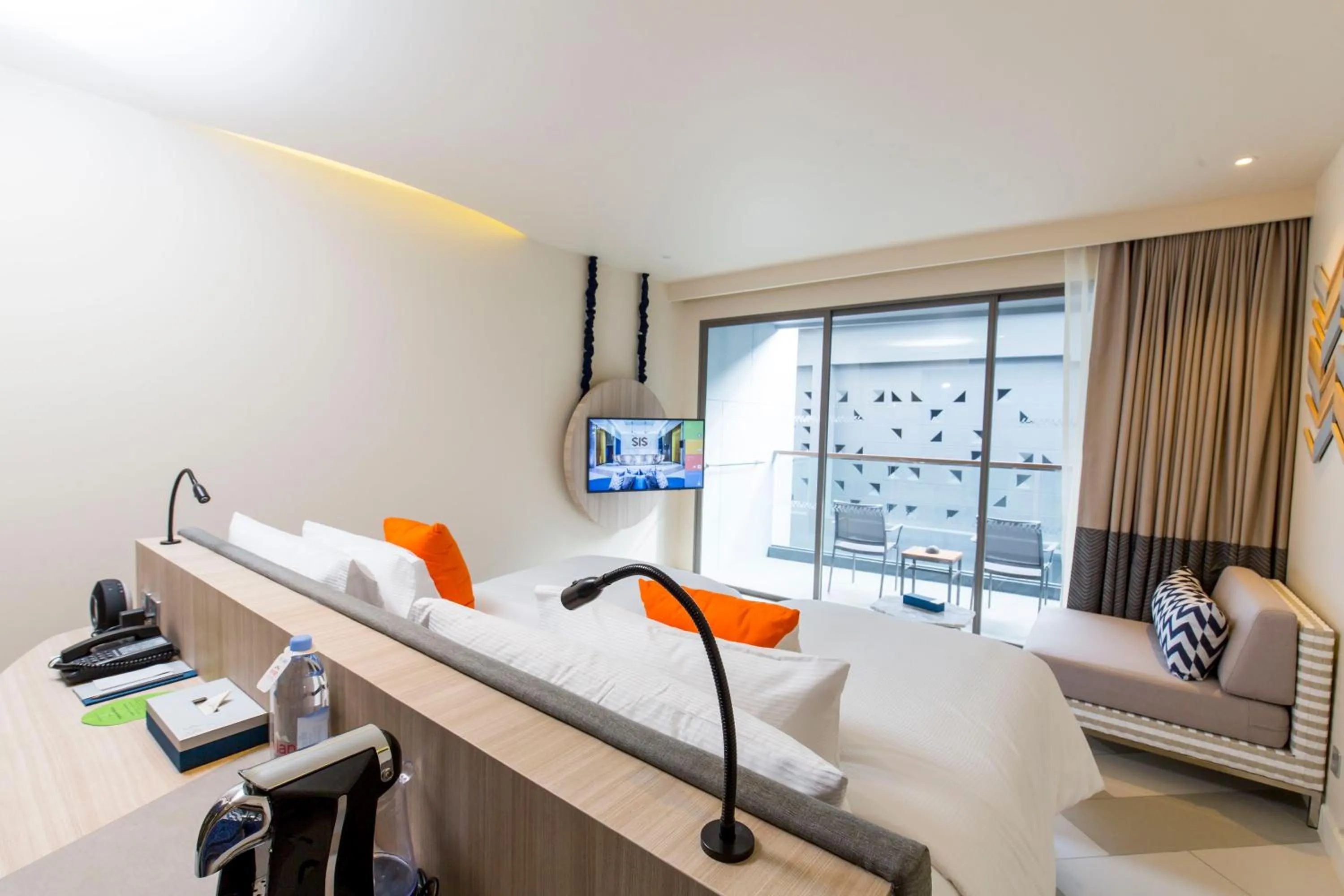 View (from property/room), Bed in The SIS Kata Resort - Adult Only