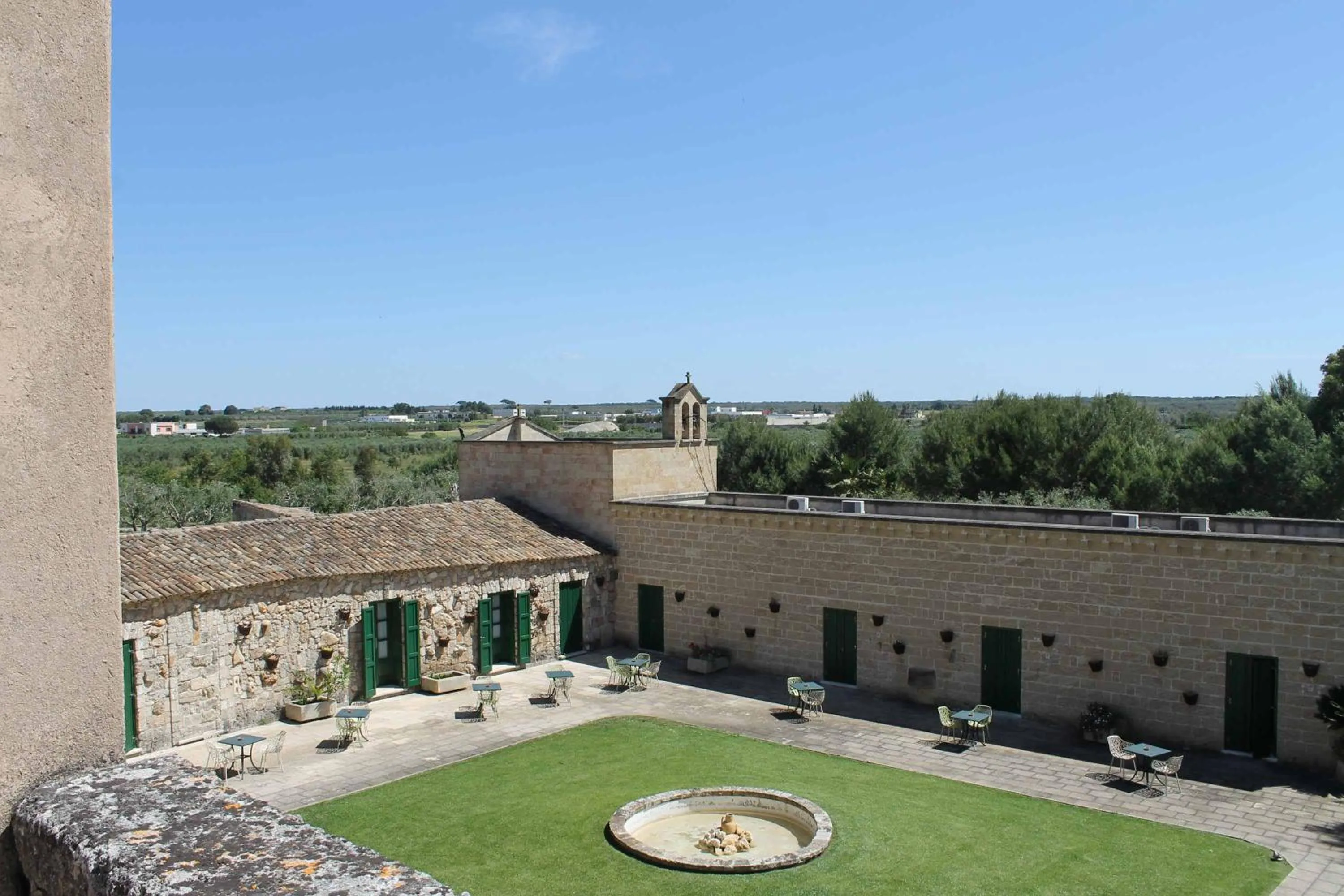Bird's eye view in Masseria Pizzofalcone