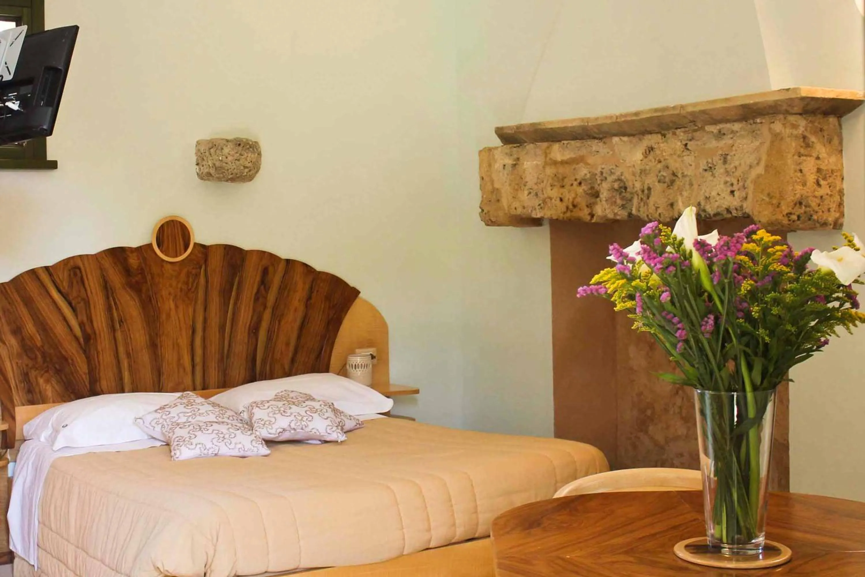 Bedroom, Bed in Masseria Pizzofalcone