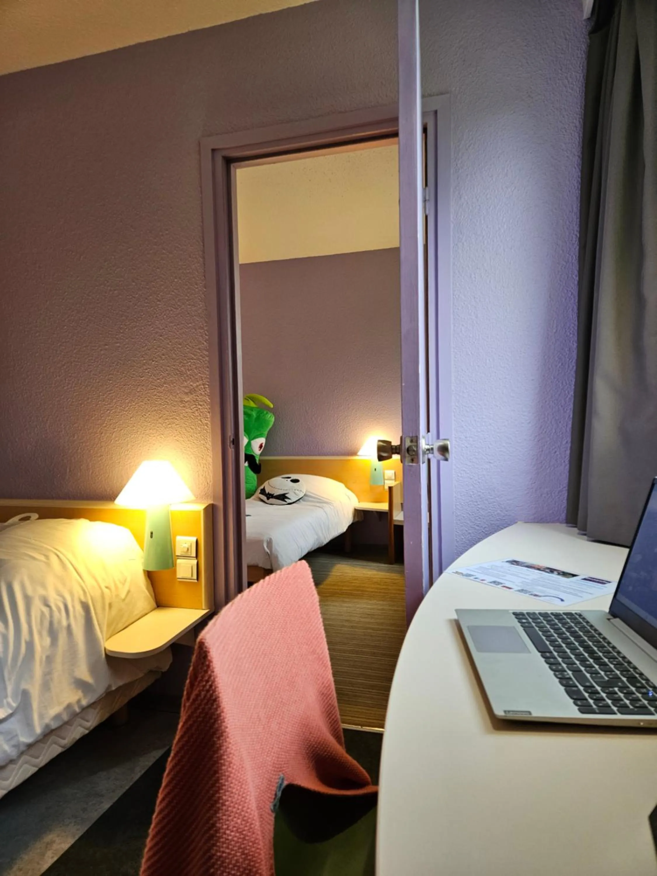 Bed in Hotel Bonanite