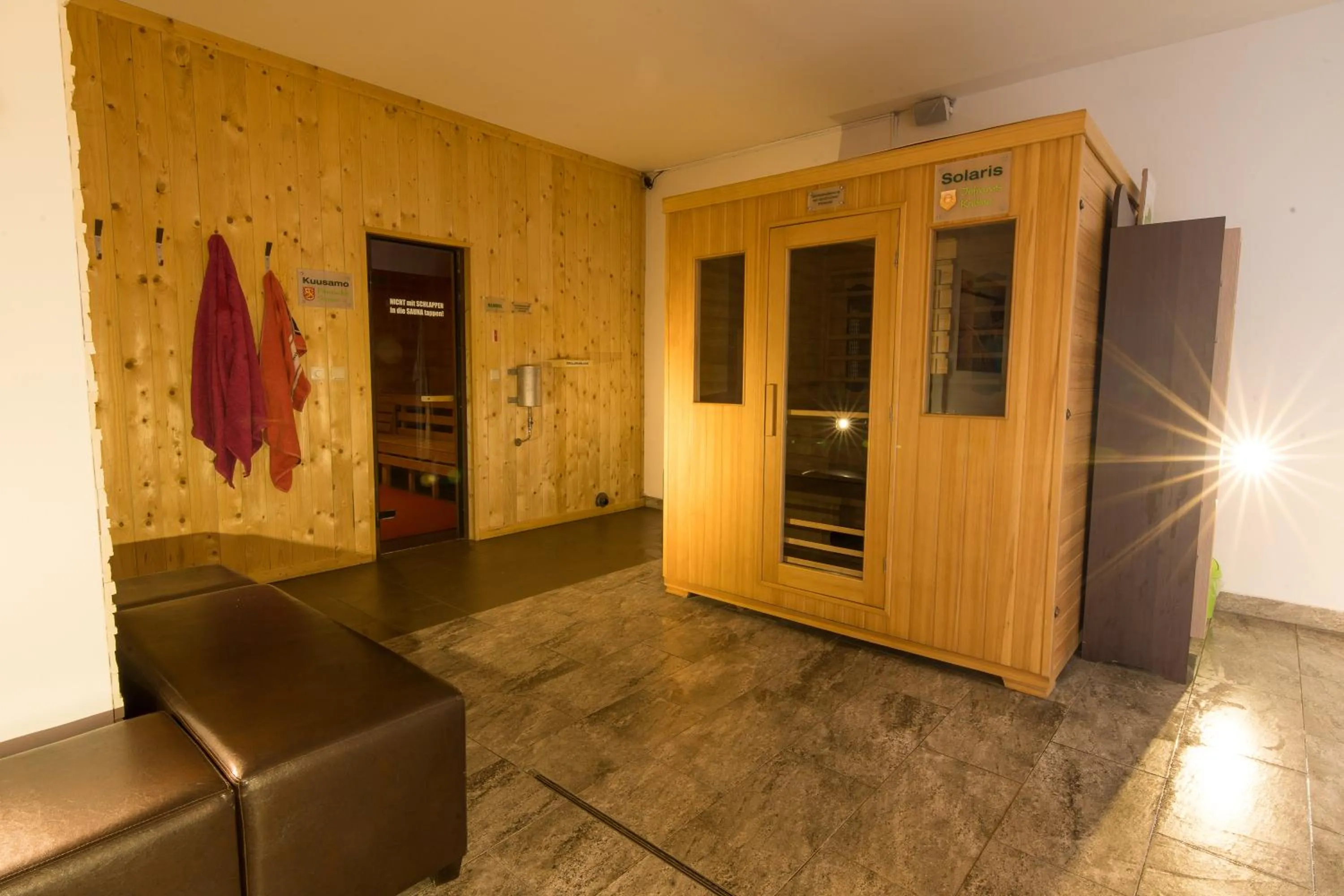 Sauna in Rosen-Hotel