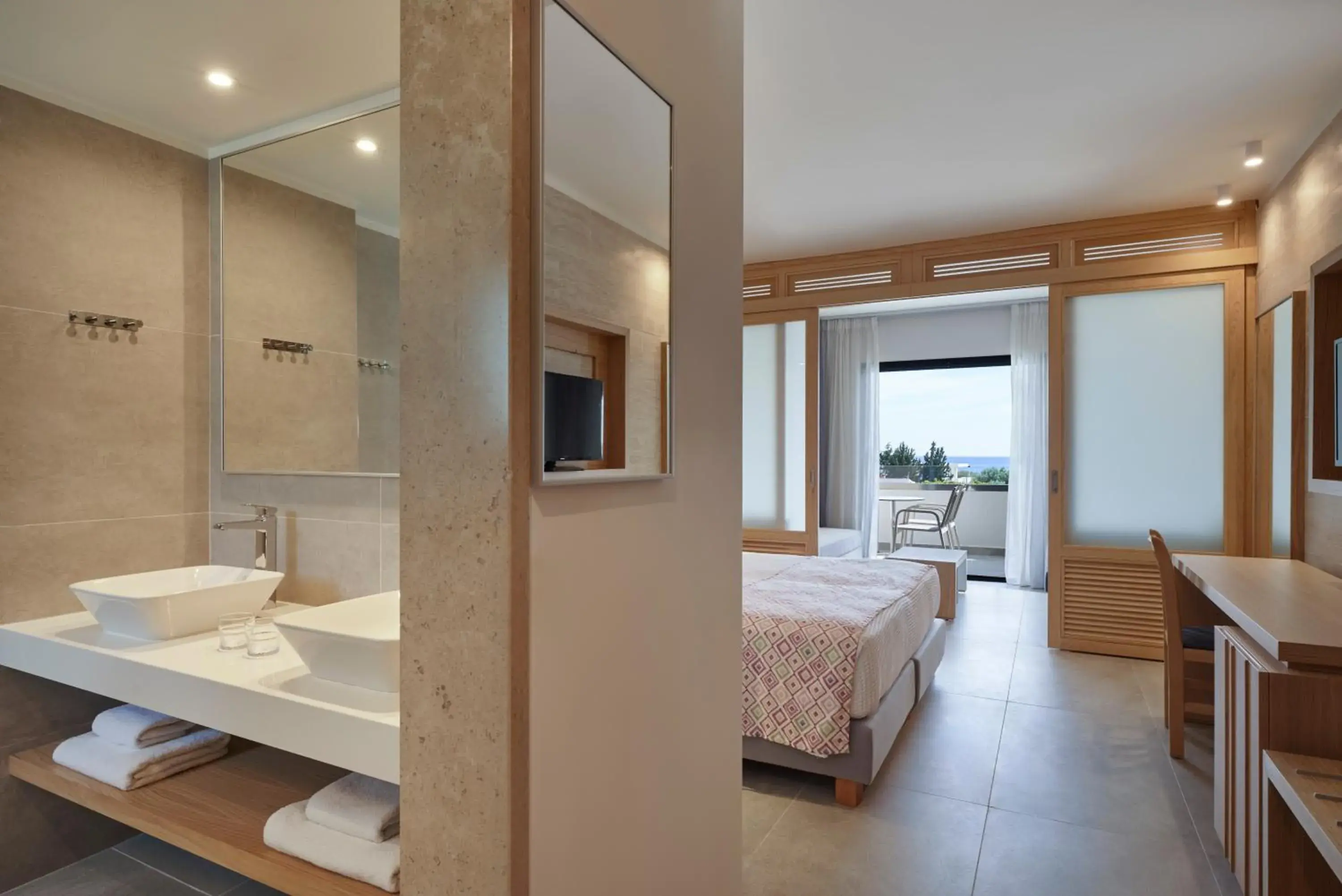 Family Room Sliding Door Sea View in Atlantica Mikri Poli Rhodes Family Room Sliding Door Sea View in Atlantica Mikri Poli Rhodes