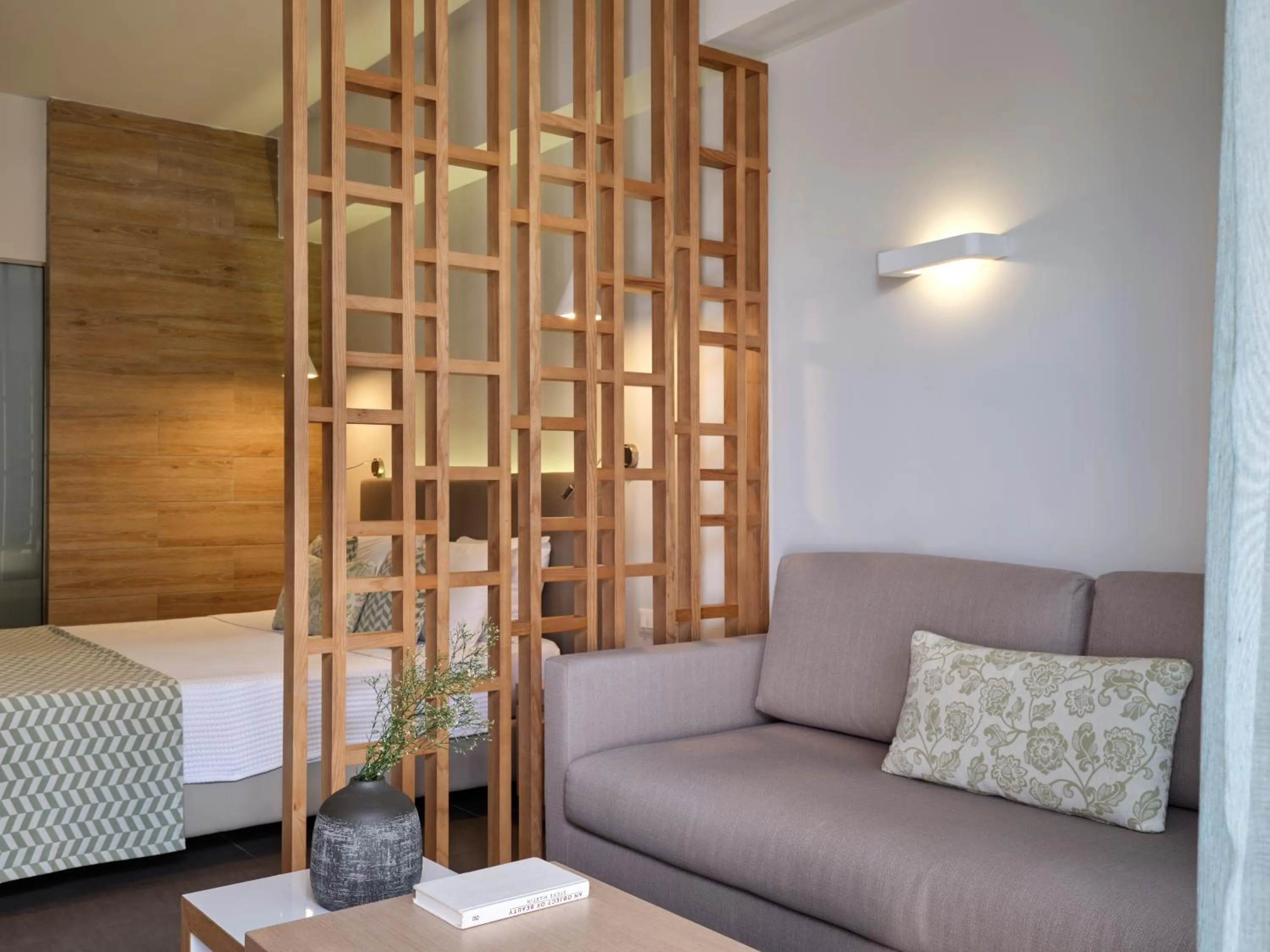 Seating area, Bed in Atlantica Mikri Poli Rhodes