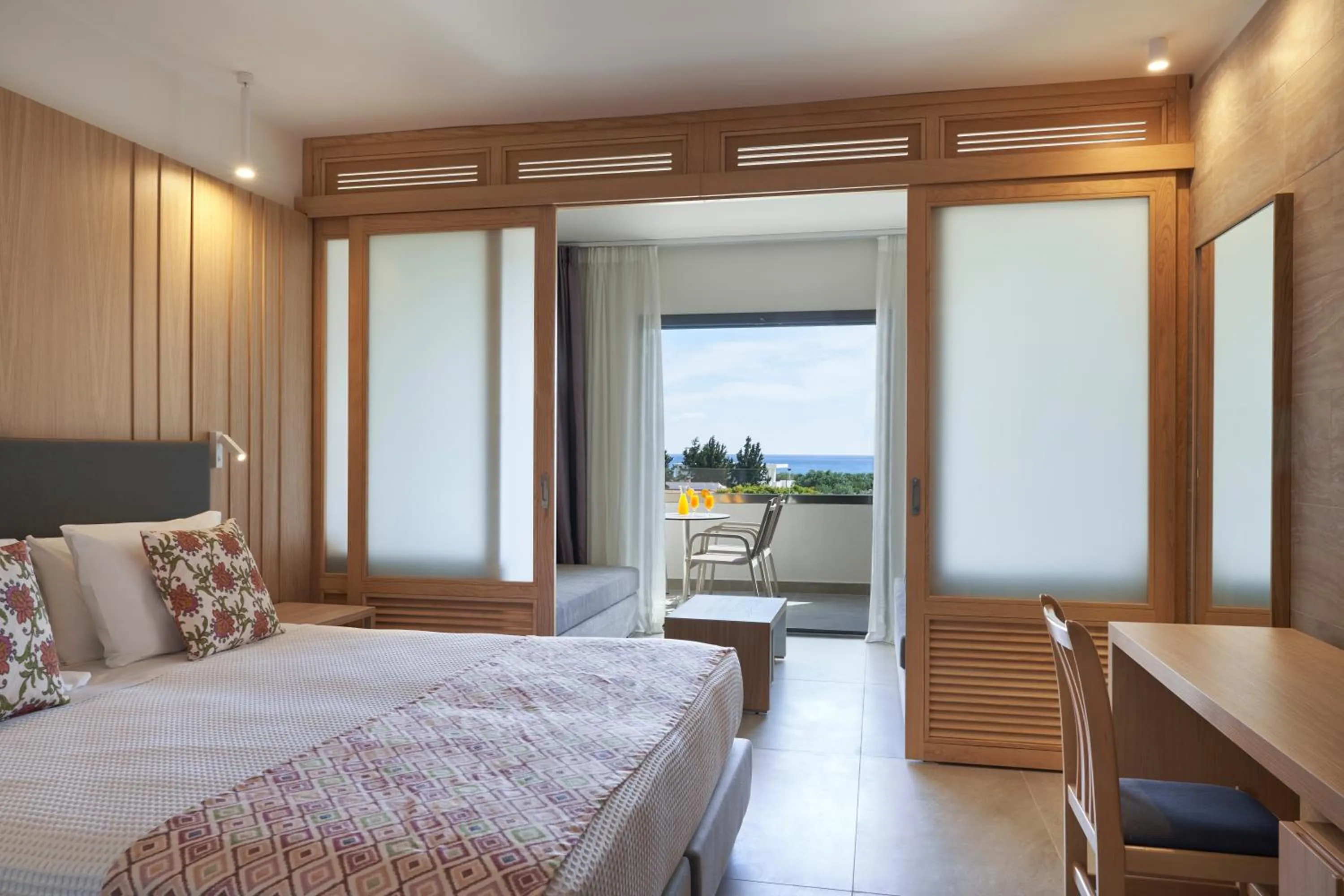 Bedroom, Bed in Atlantica Mikri Poli Rhodes