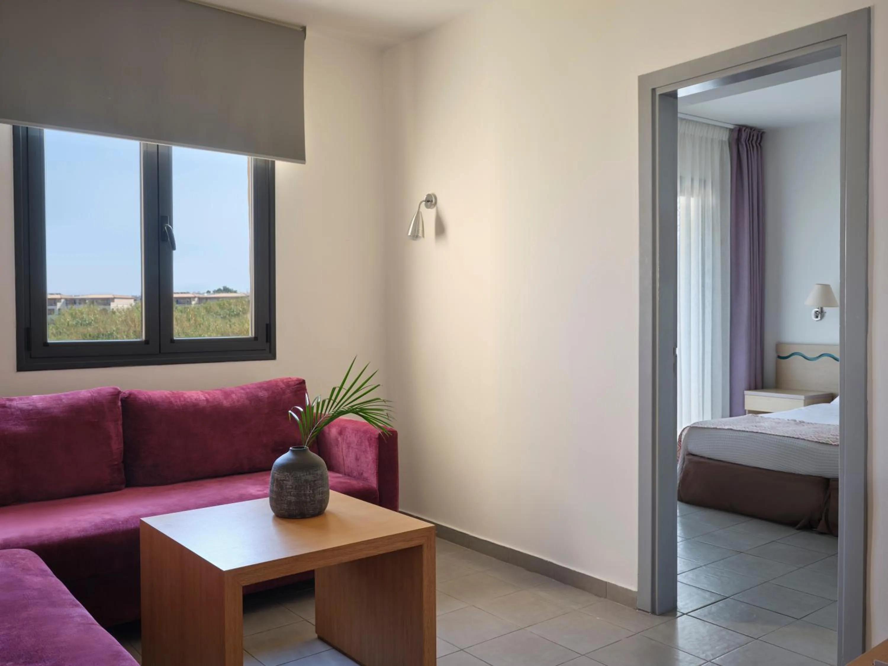 Living room, Bed in Atlantica Mikri Poli Rhodes