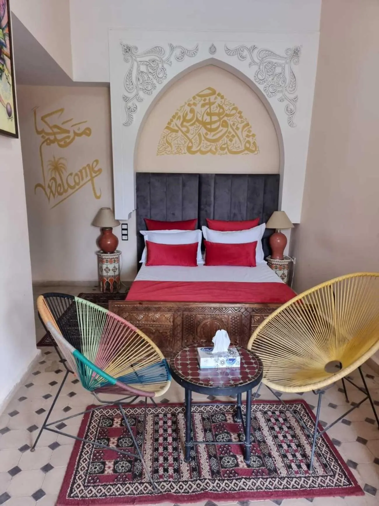 Bedroom in Riad Saida Atlas