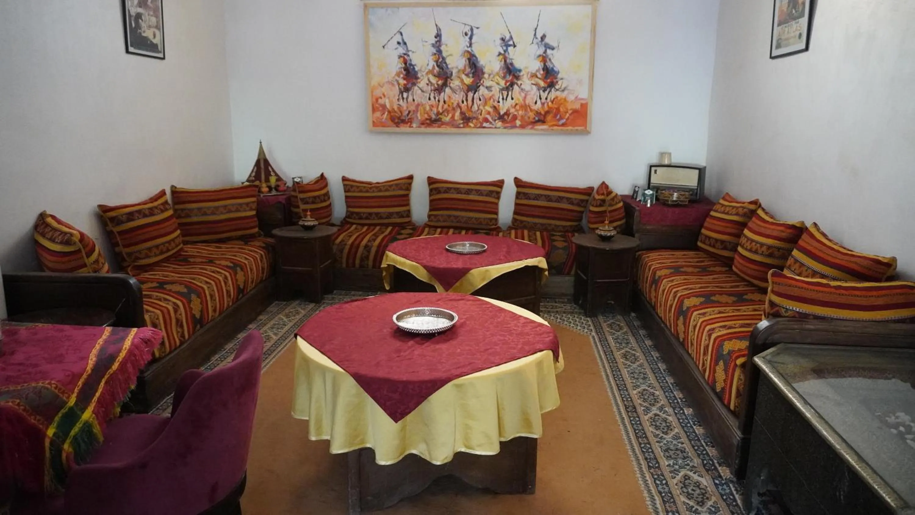 Living room in Riad Saida Atlas