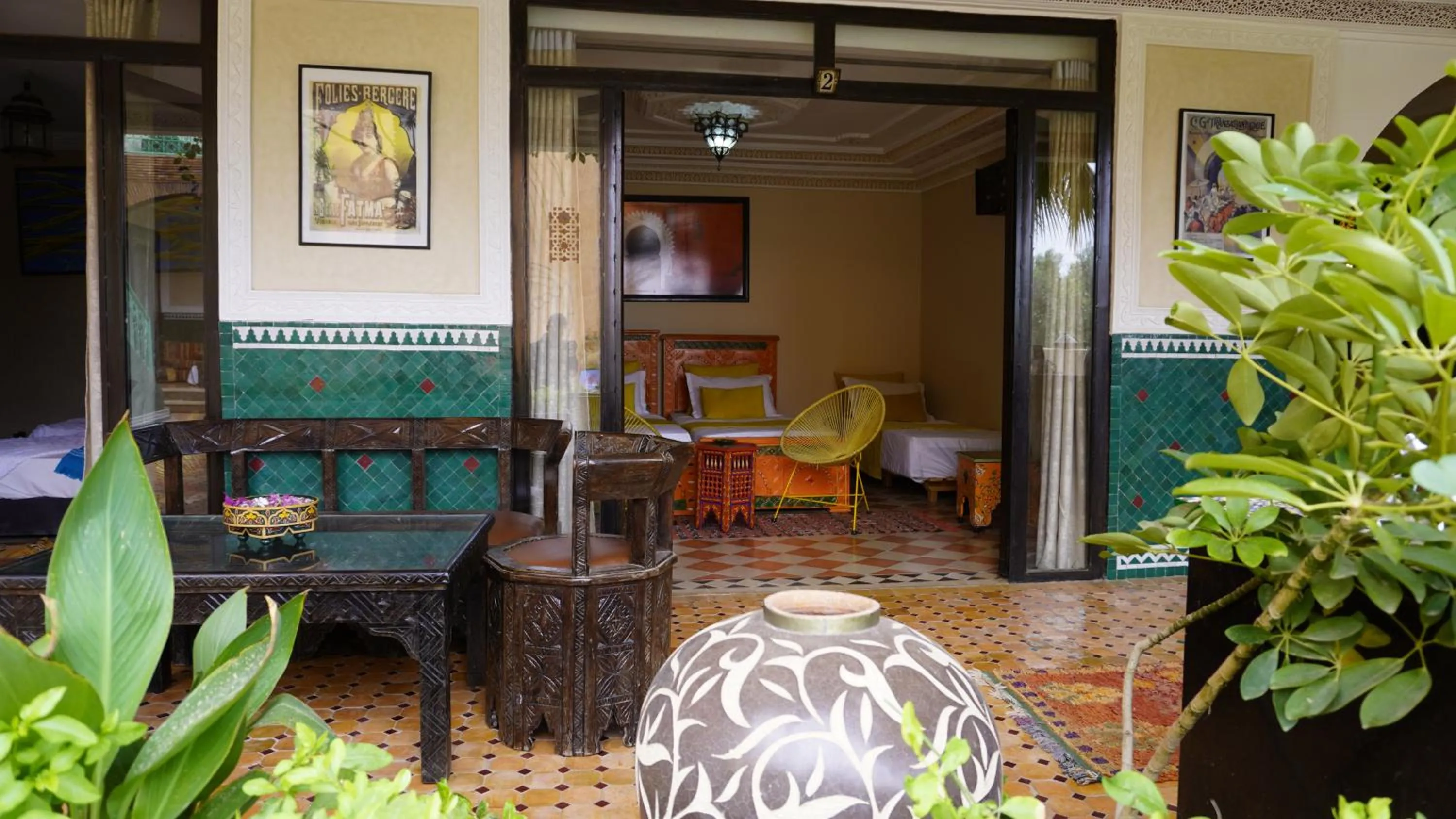 Living room in Riad Saida Atlas