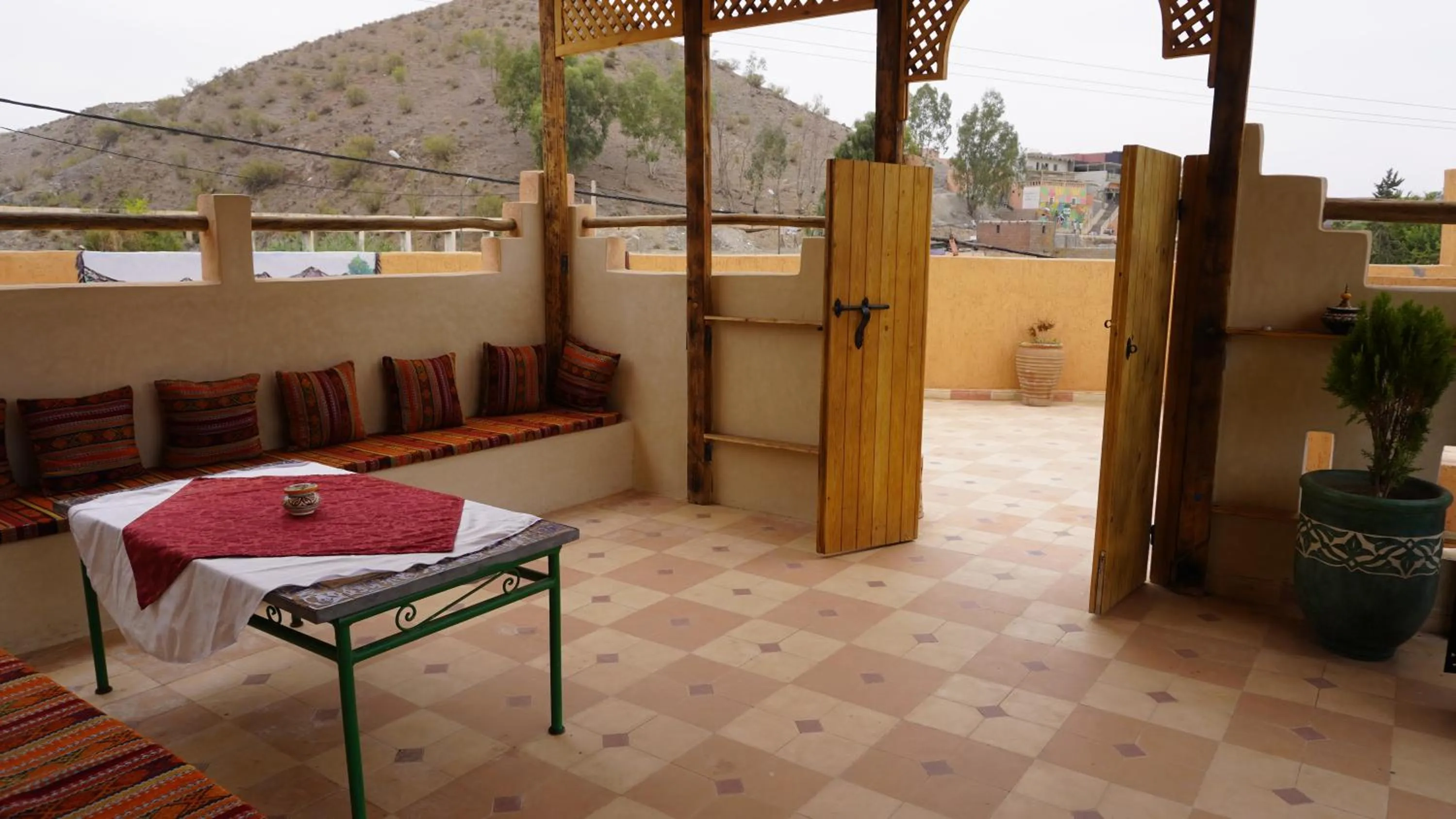 Balcony/Terrace in Riad Saida Atlas