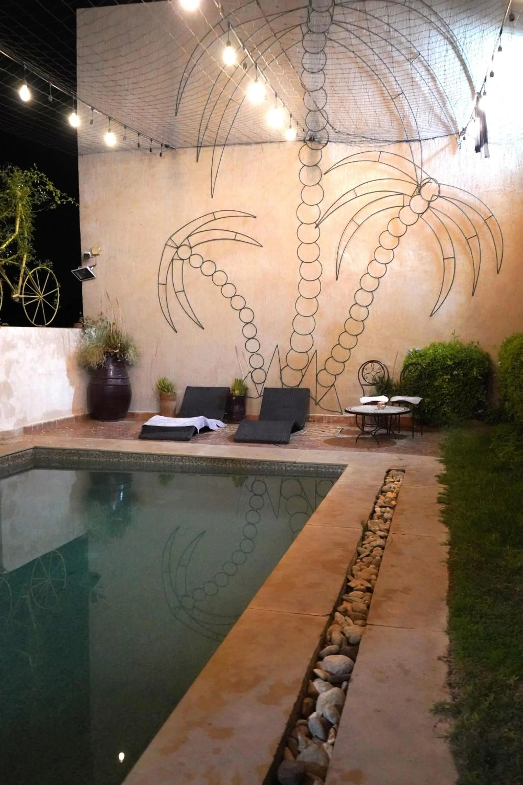 Swimming pool in Riad Saida Atlas