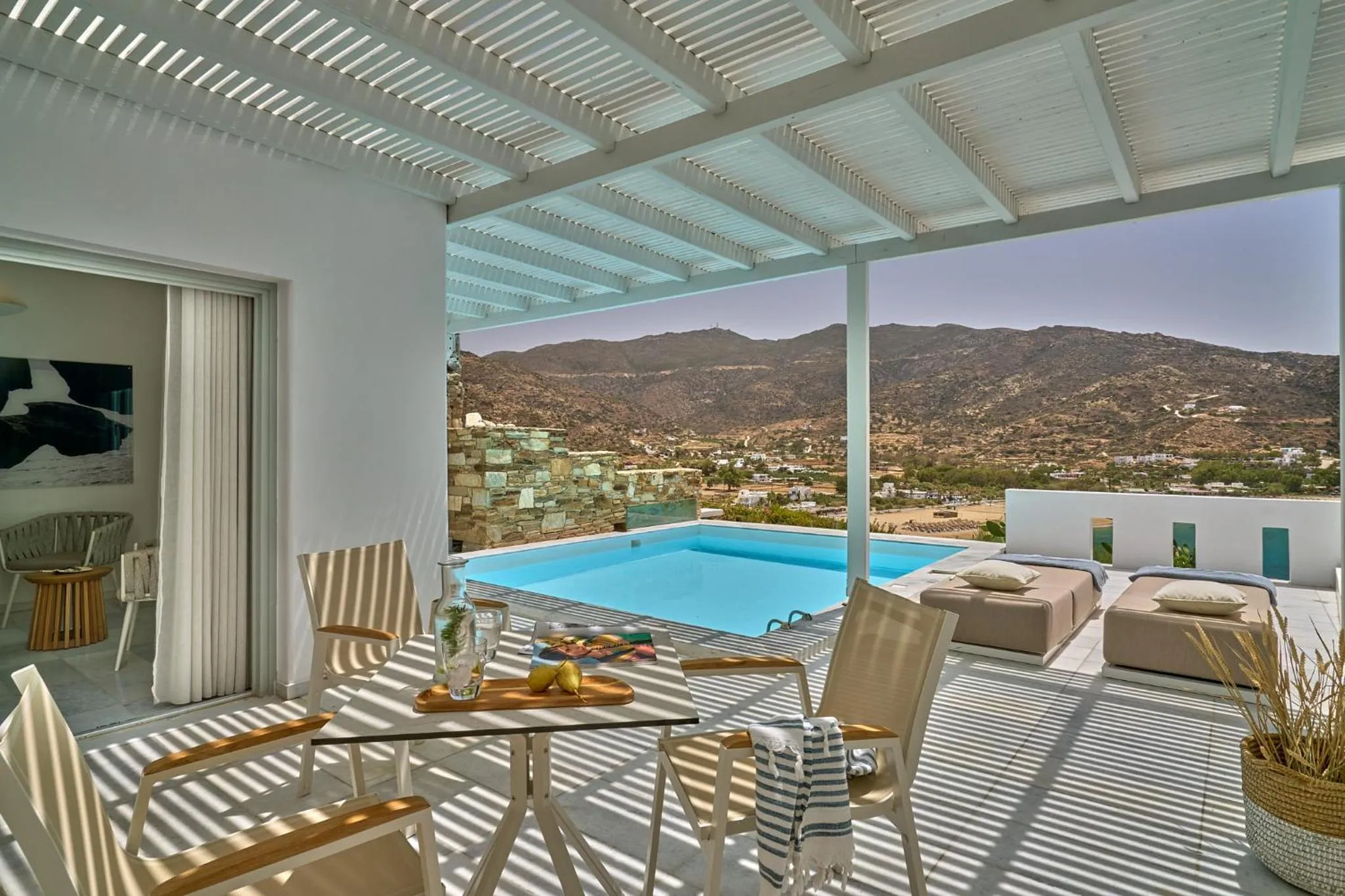 Seating area in Ios Palace Hotel & Spa