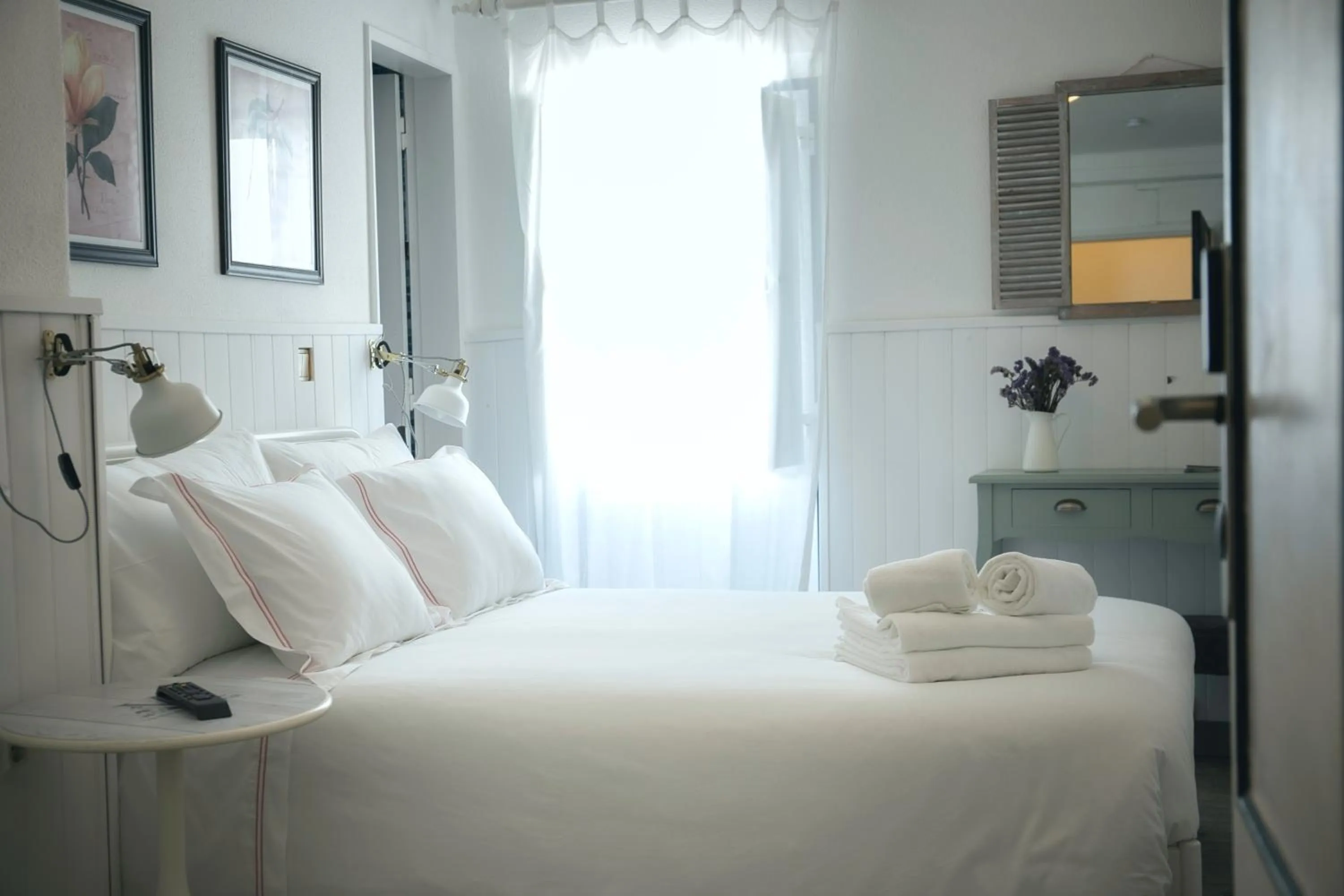 Bed in Vinnus Guesthouse